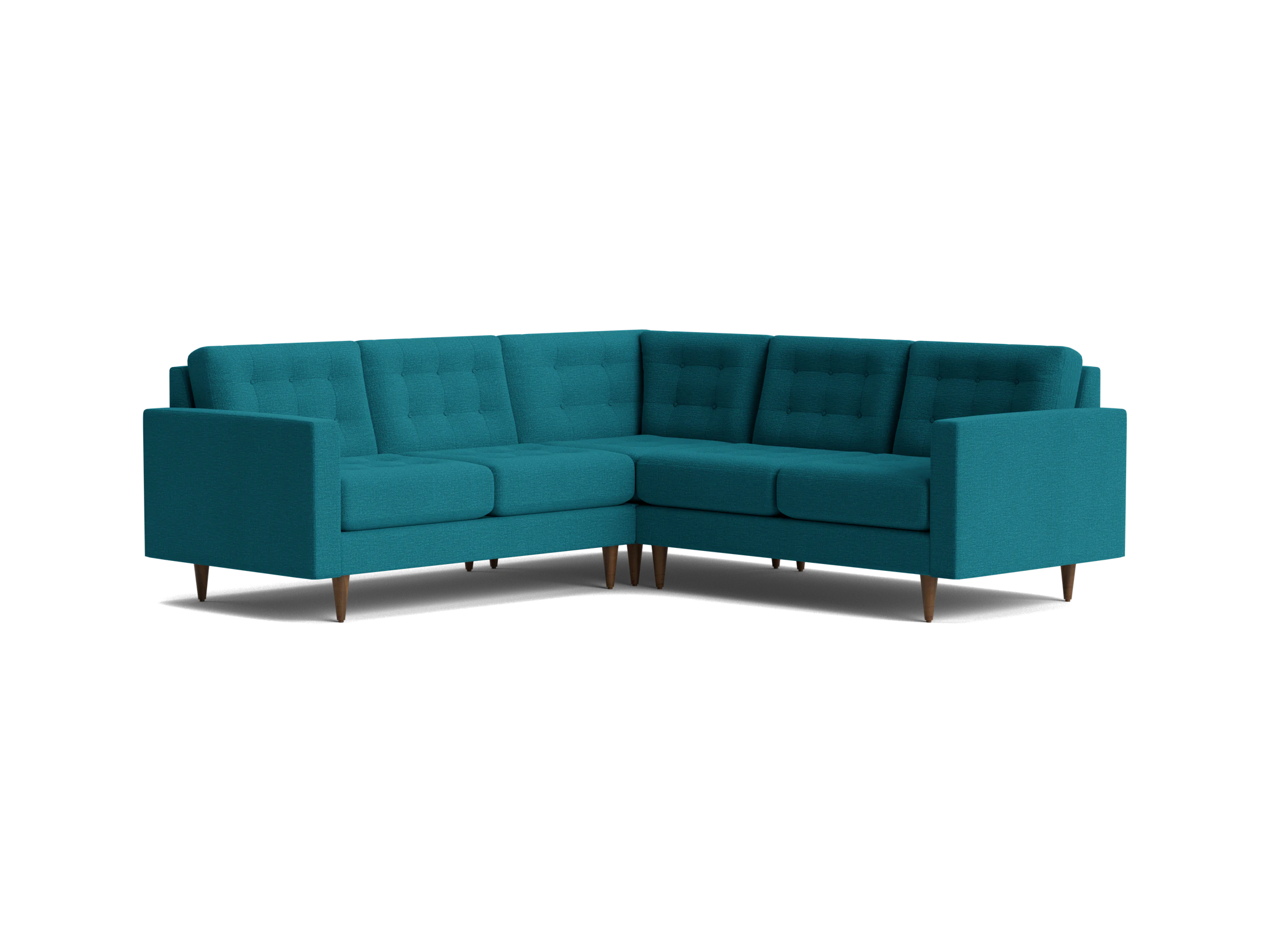 eliot apartment corner sectional %283 piece%29 key largo zenith teal
