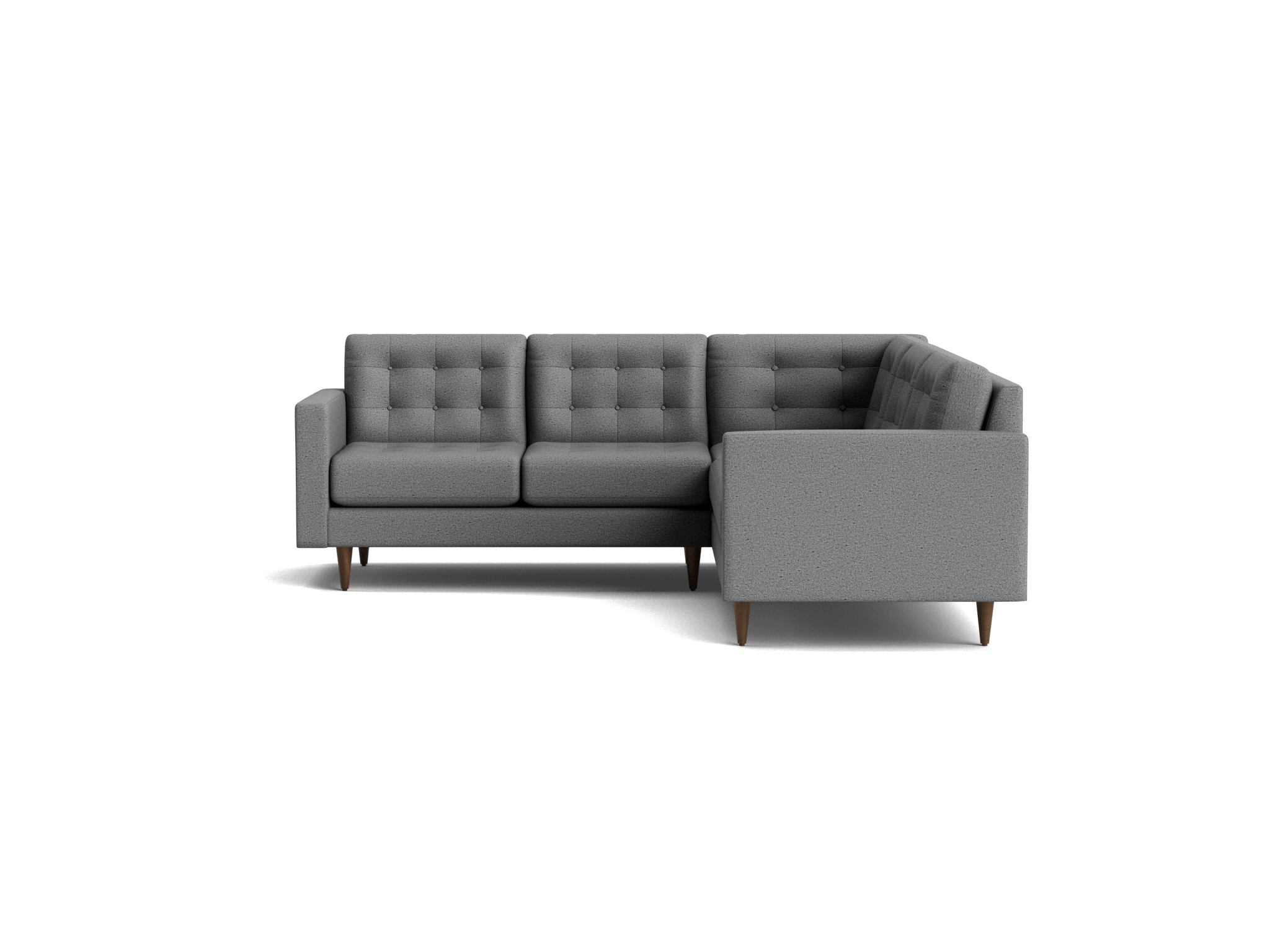 eliot apartment corner sectional %283 piece%29 essence ash