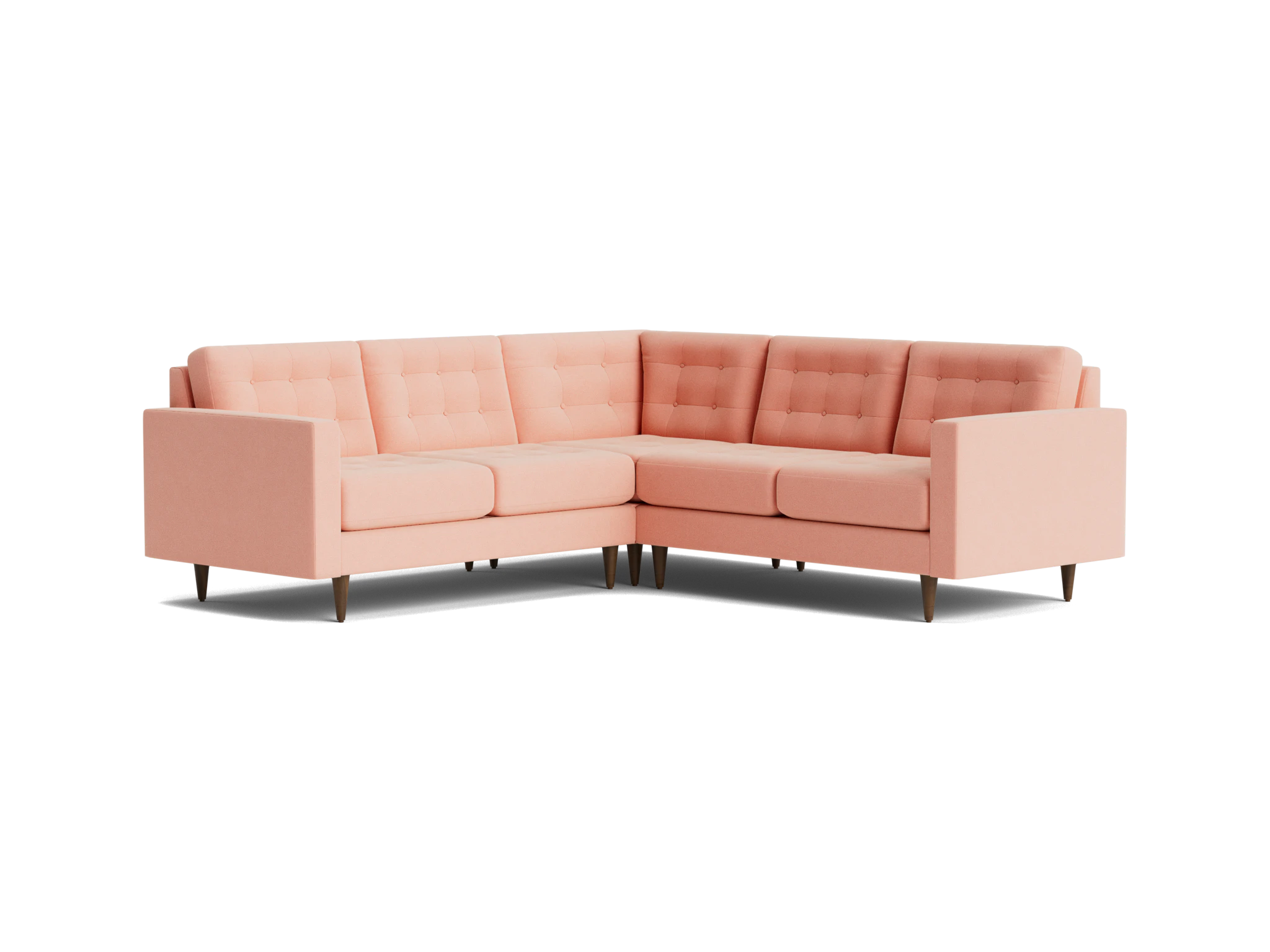 eliot apartment corner sectional %283 piece%29 royale blush