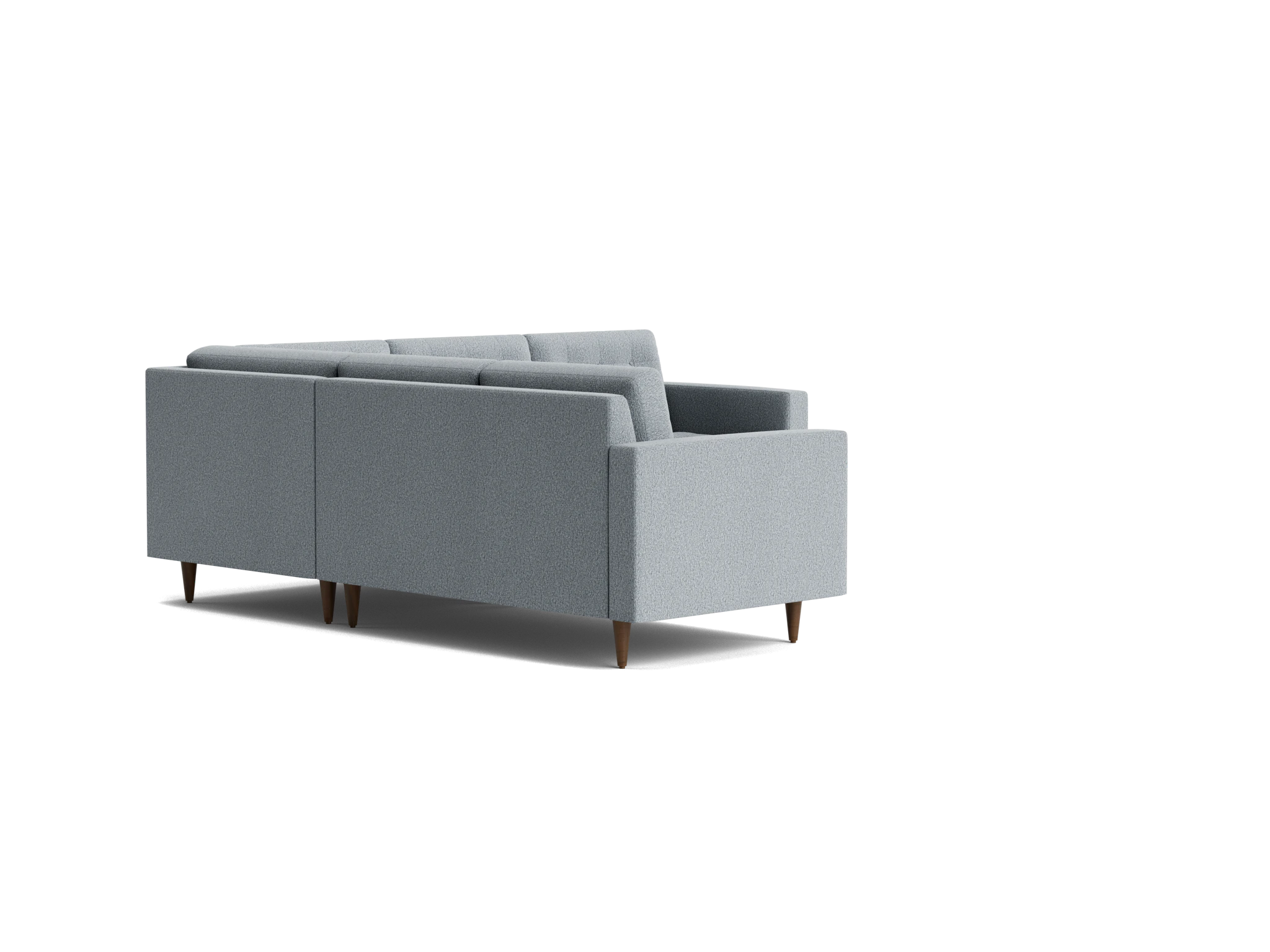 eliot apartment corner sectional %283 piece%29 synergy pewter