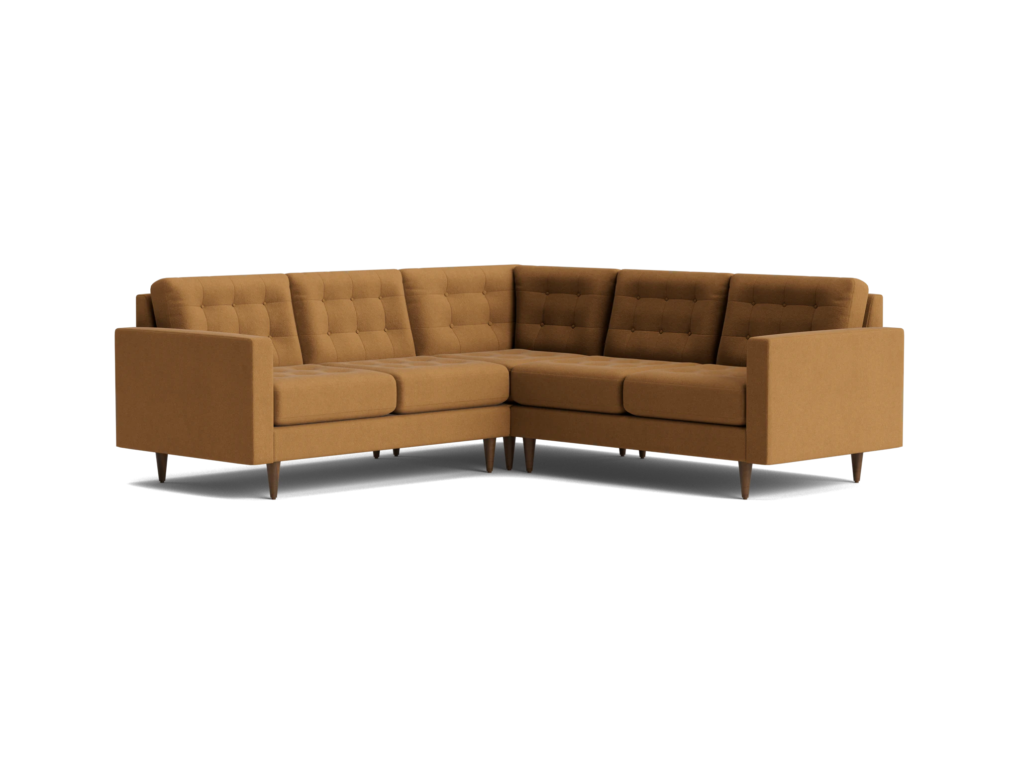 eliot apartment corner sectional %283 piece%29 banks nutmeg