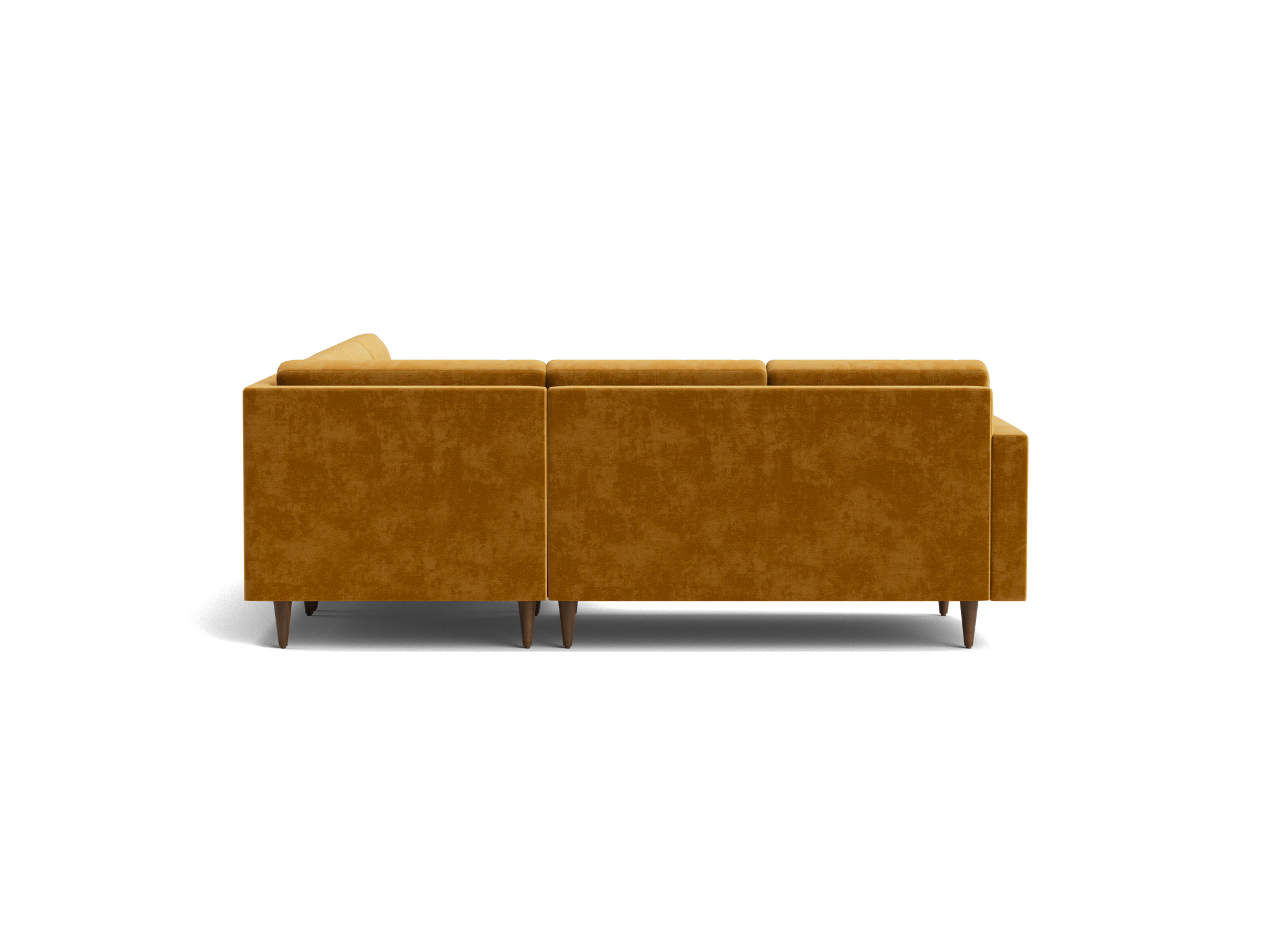 eliot apartment corner sectional %283 piece%29 harper amber gold