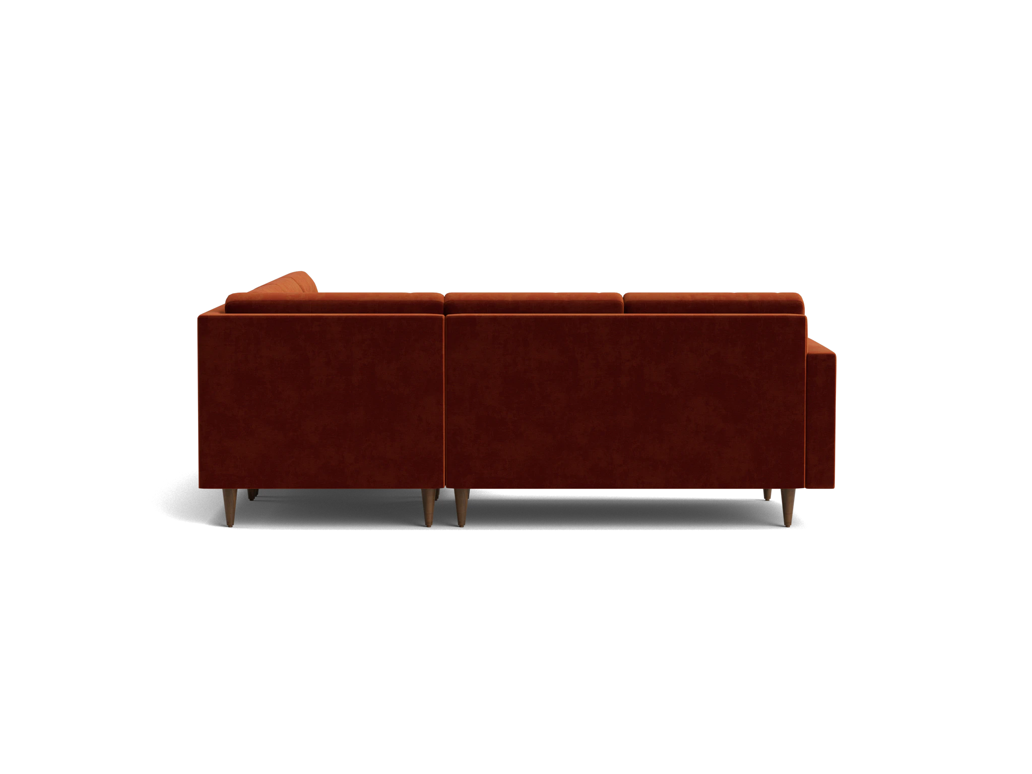 eliot apartment corner sectional %283 piece%29 harper cinnamon