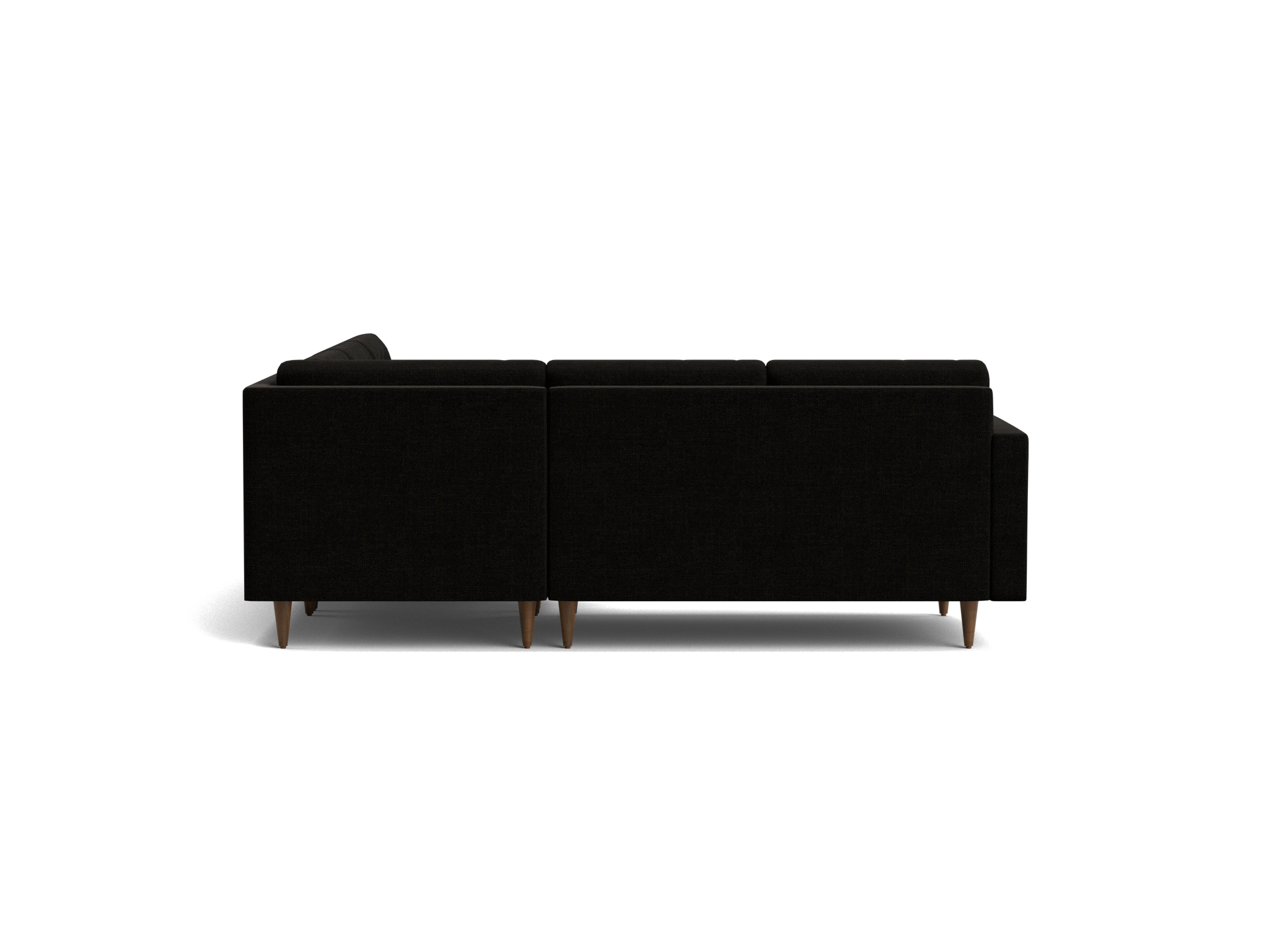 eliot apartment corner sectional %283 piece%29 milo onyx