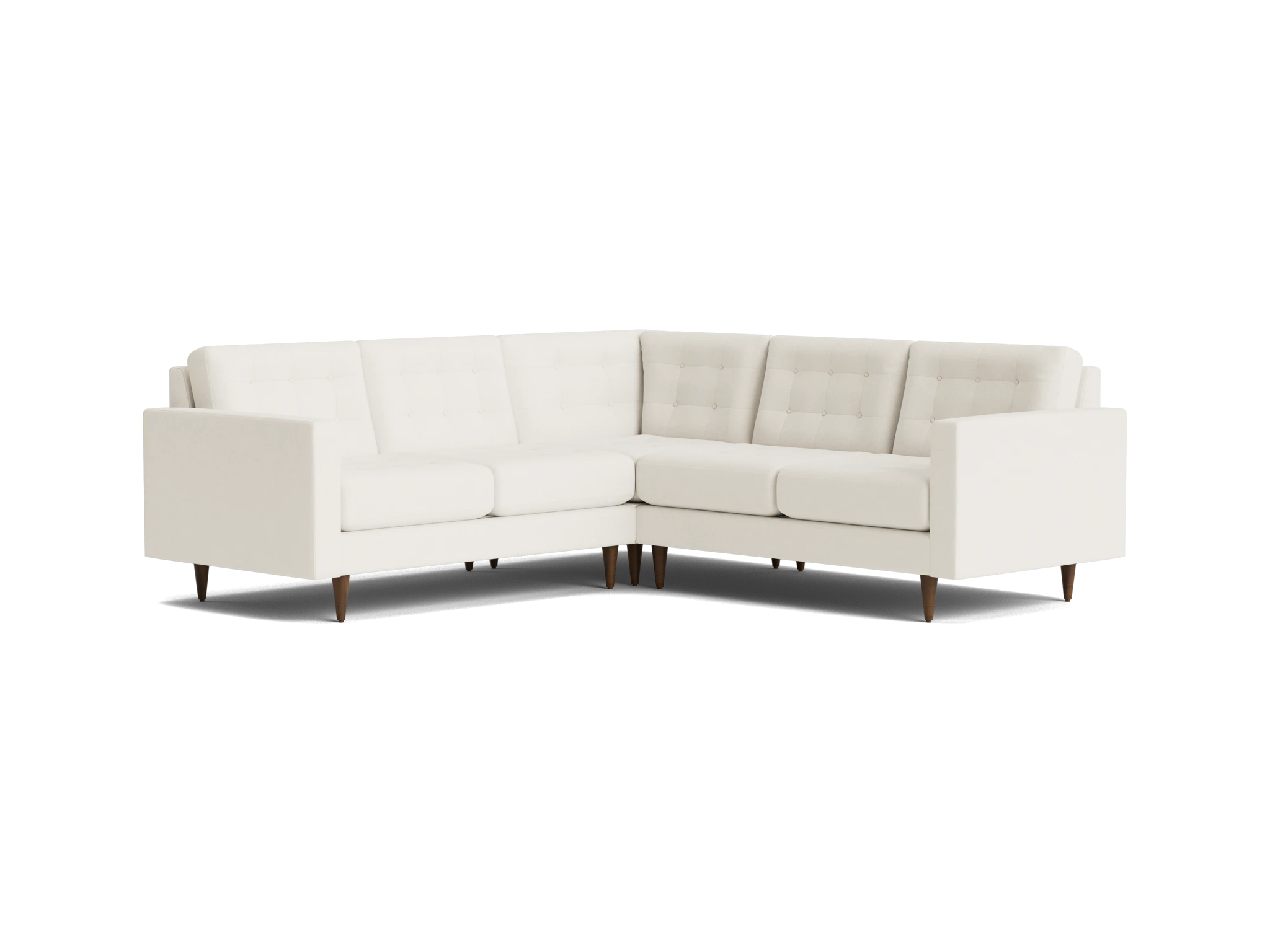 eliot apartment corner sectional %283 piece%29 leuven snow