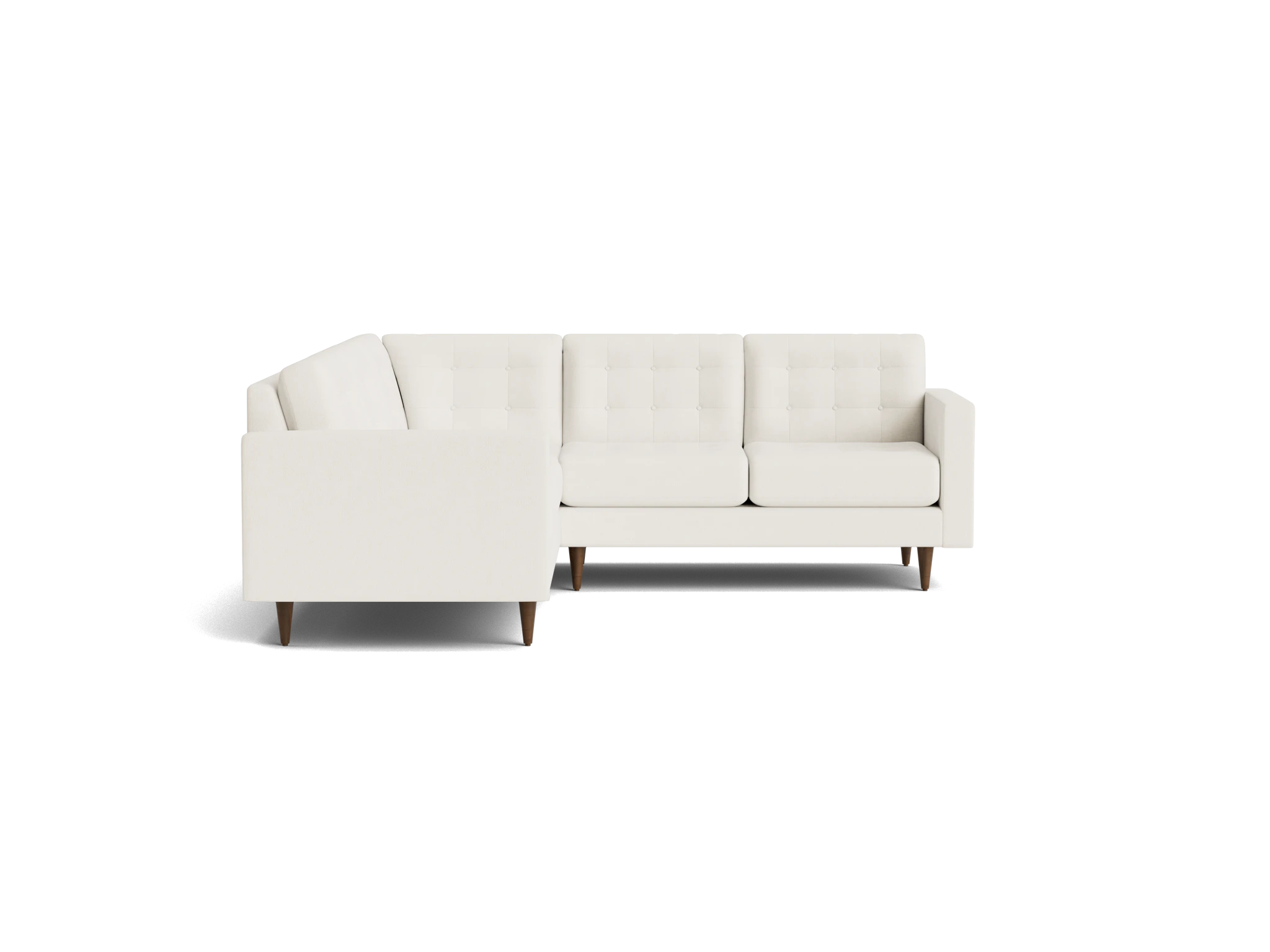eliot apartment corner sectional %283 piece%29 leuven snow