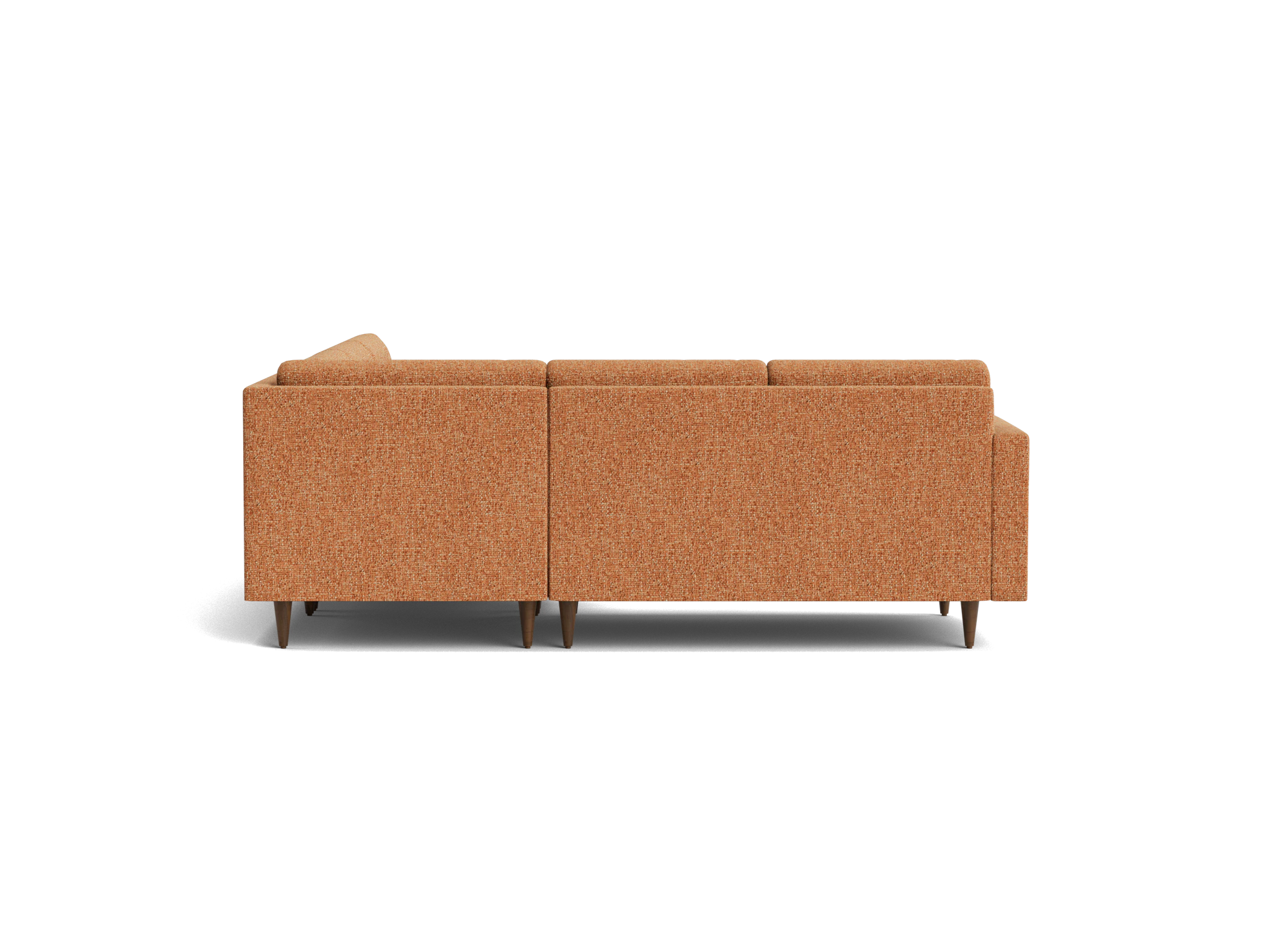 eliot apartment corner sectional %283 piece%29 bungalow pantone glazed ginger