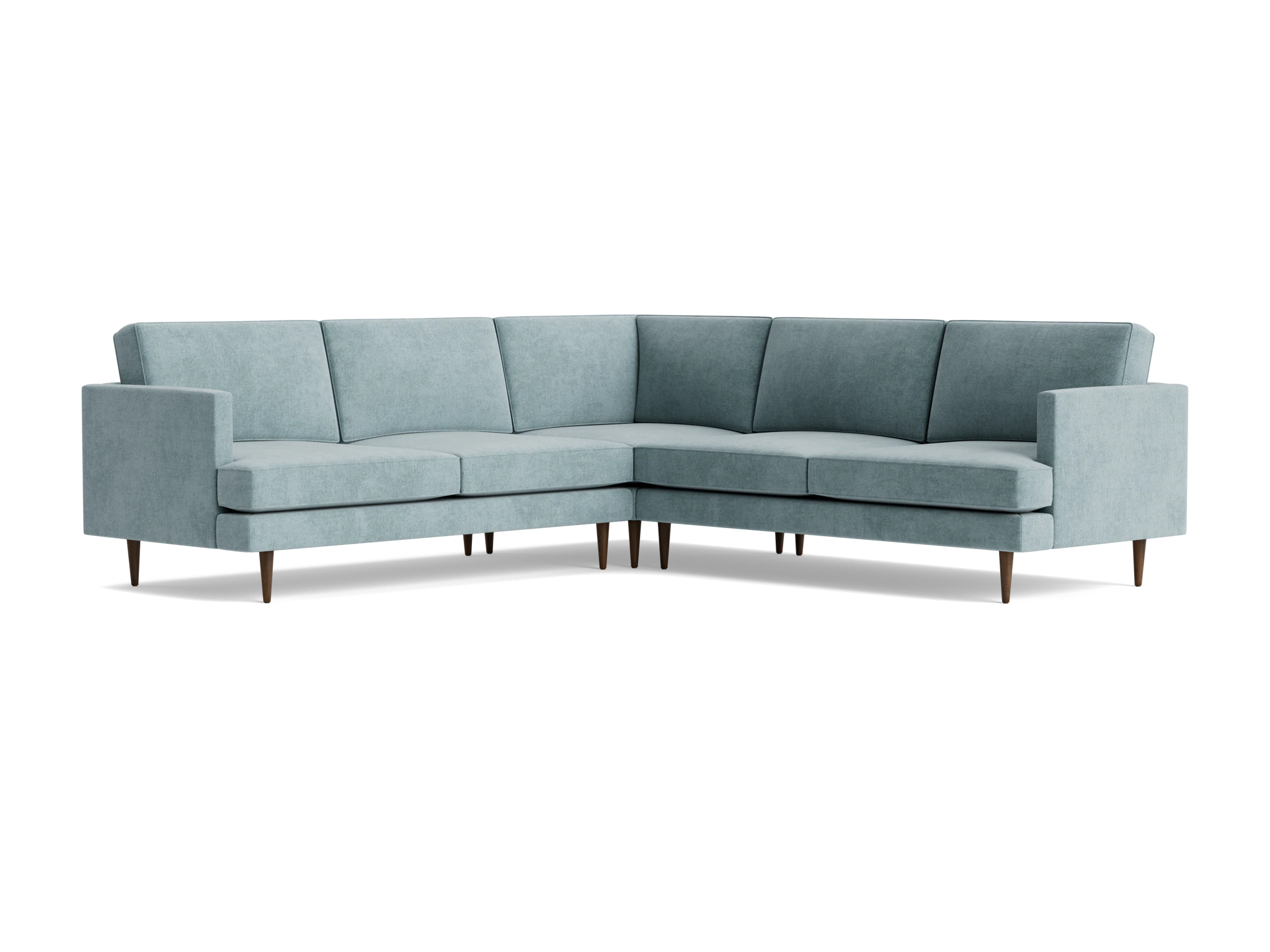 preston corner sectional %283 piece%29 plush mist
