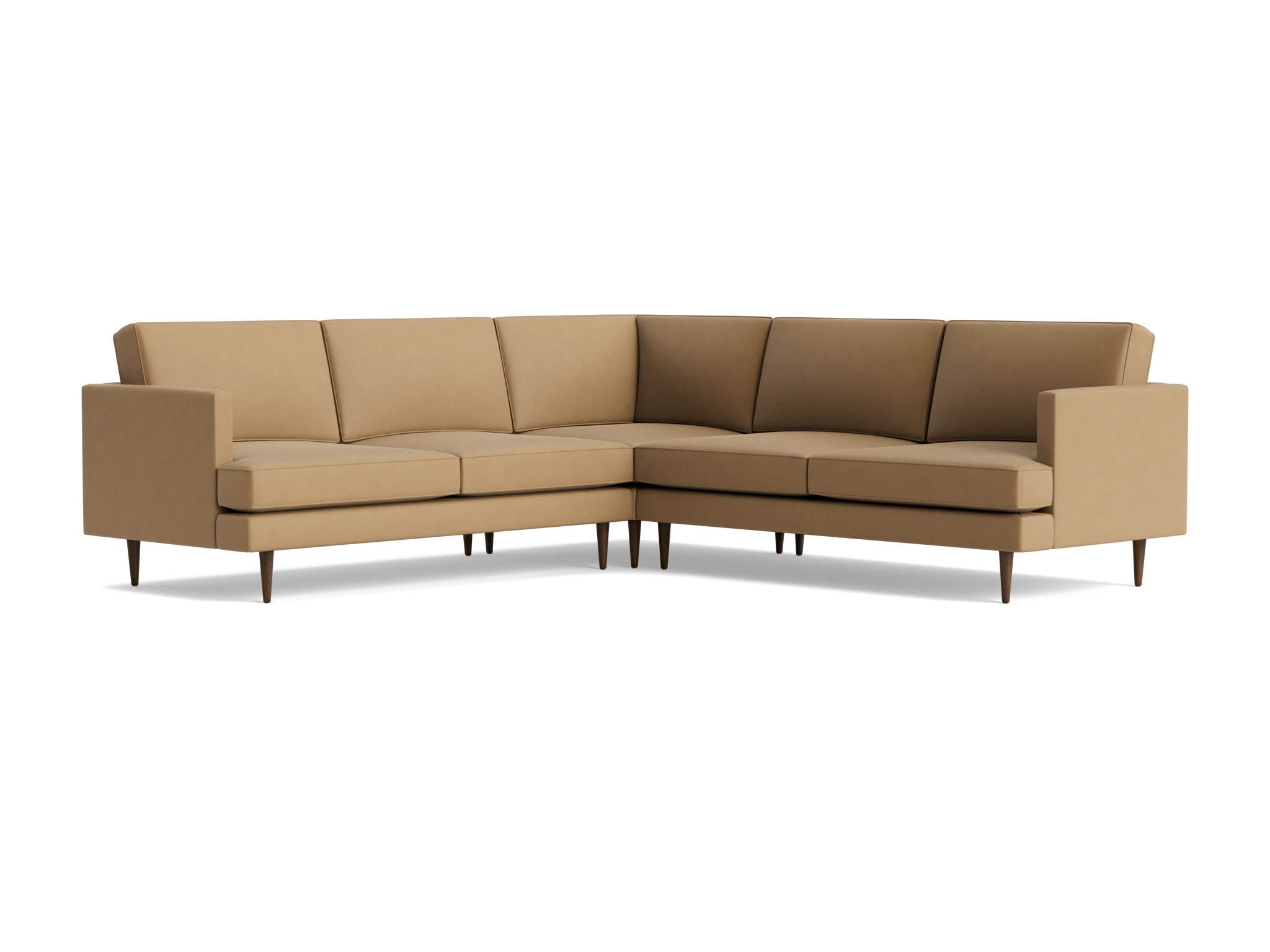 preston corner sectional %283 piece%29 washed california biscuit