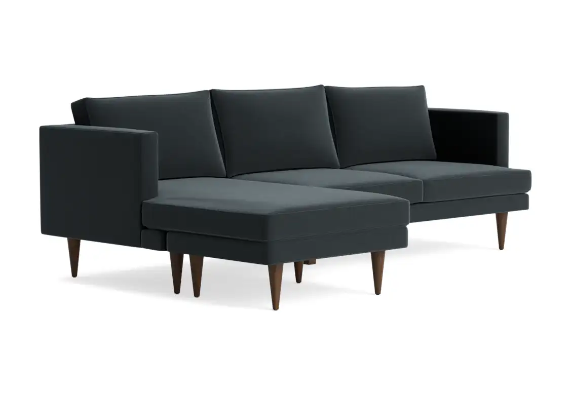 preston reversible sectional royale gunmetal