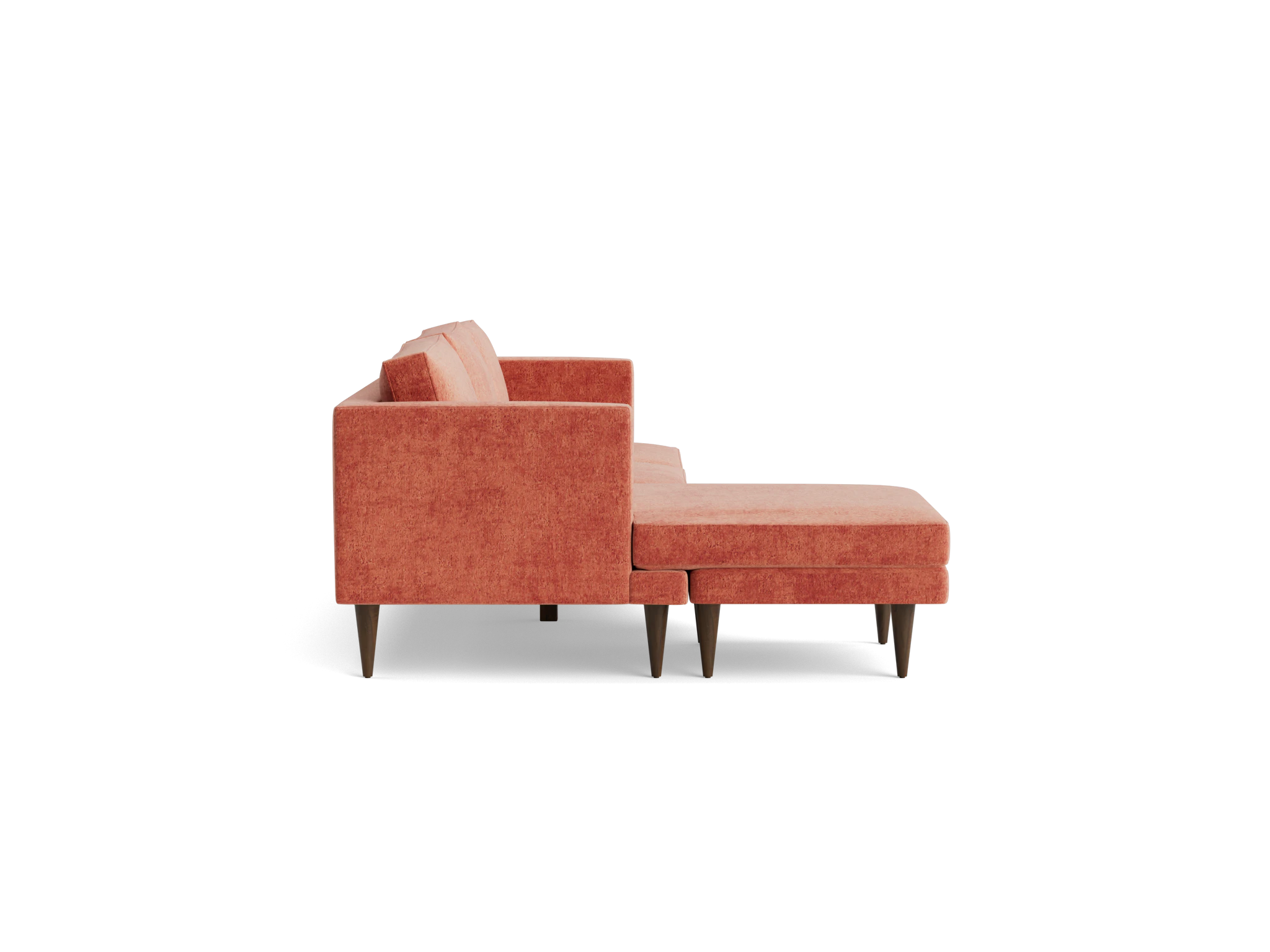 preston reversible sectional plush terra rose