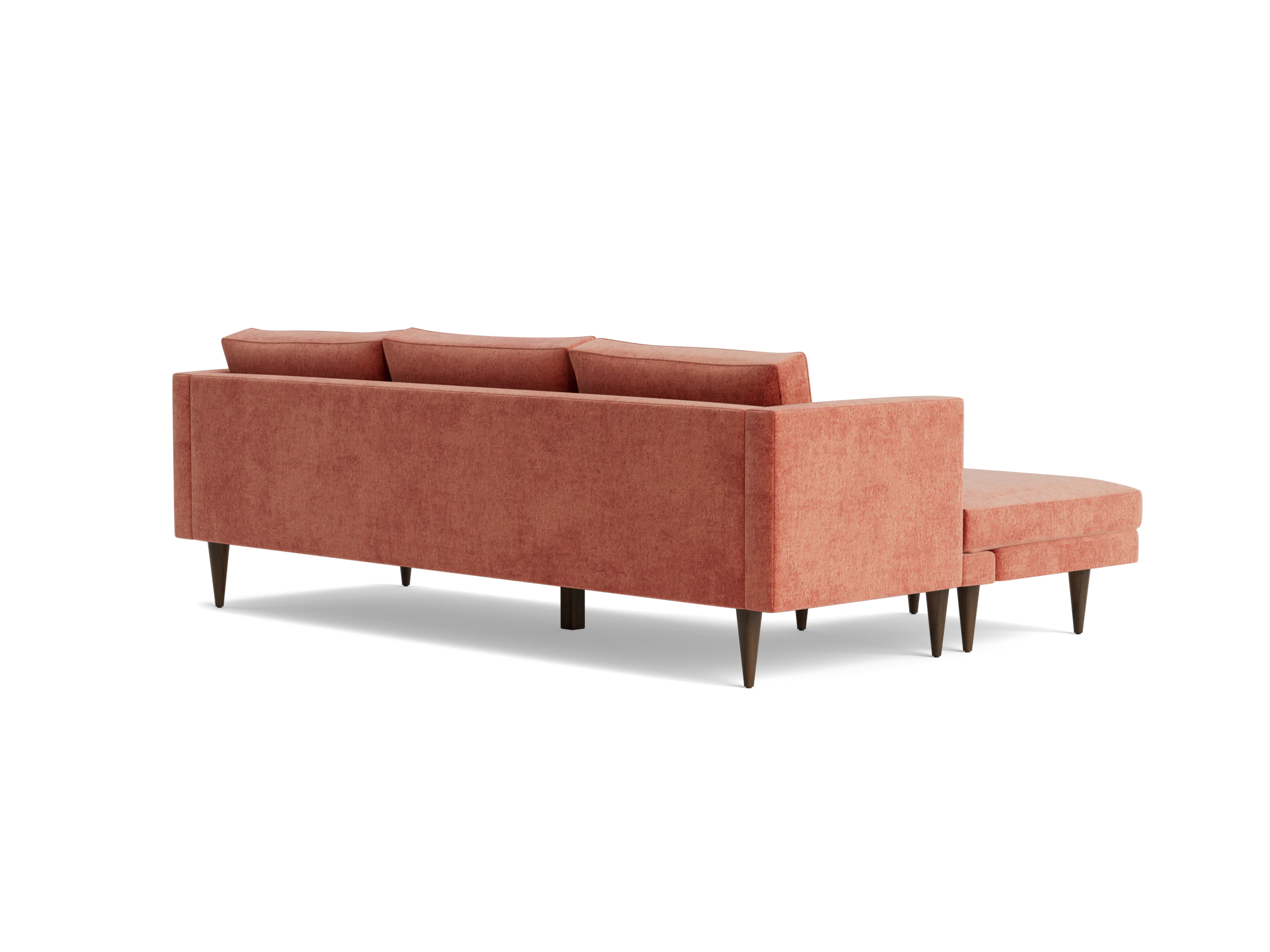 preston reversible sectional plush terra rose