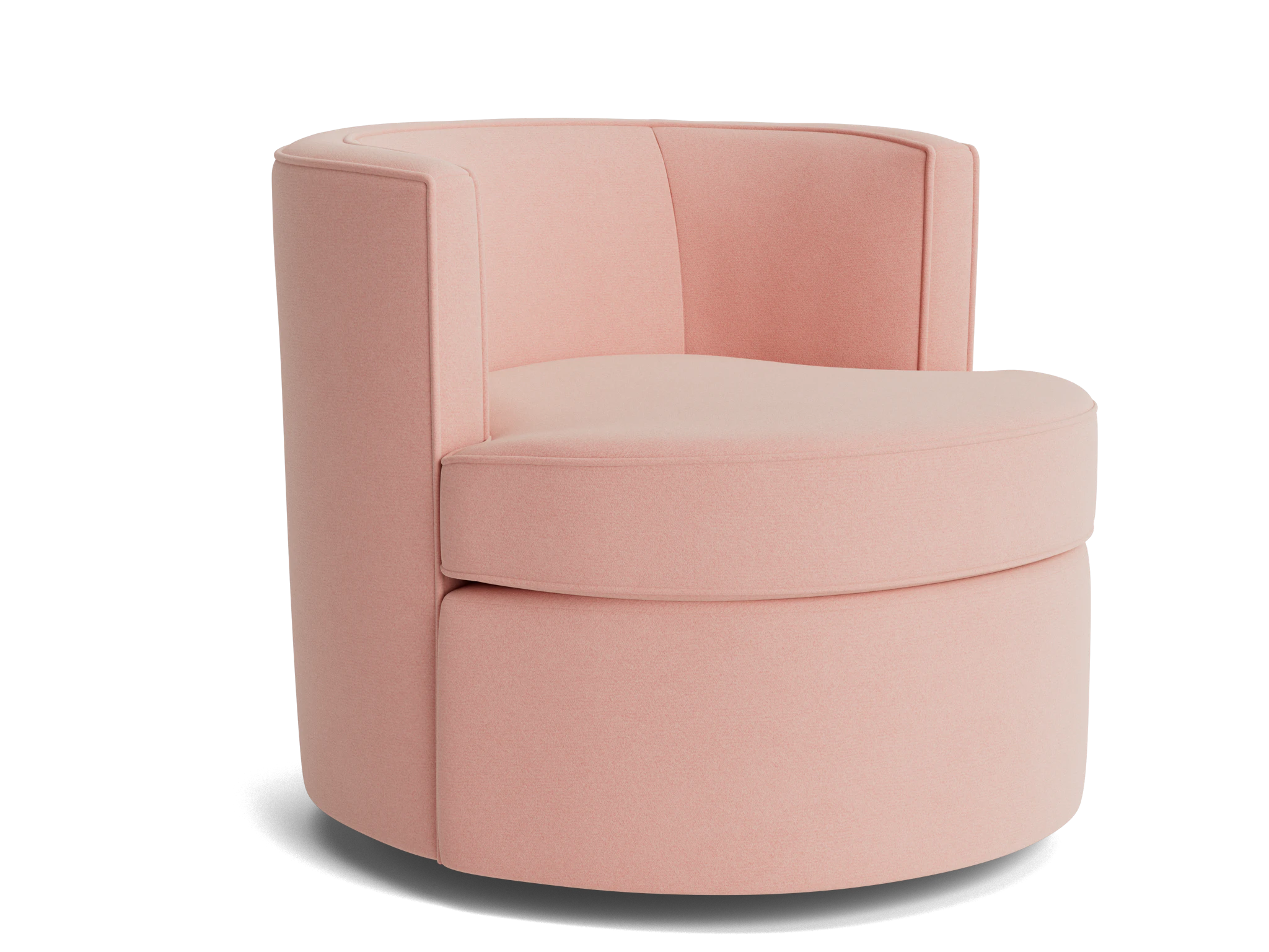 carly swivel chair royale blush