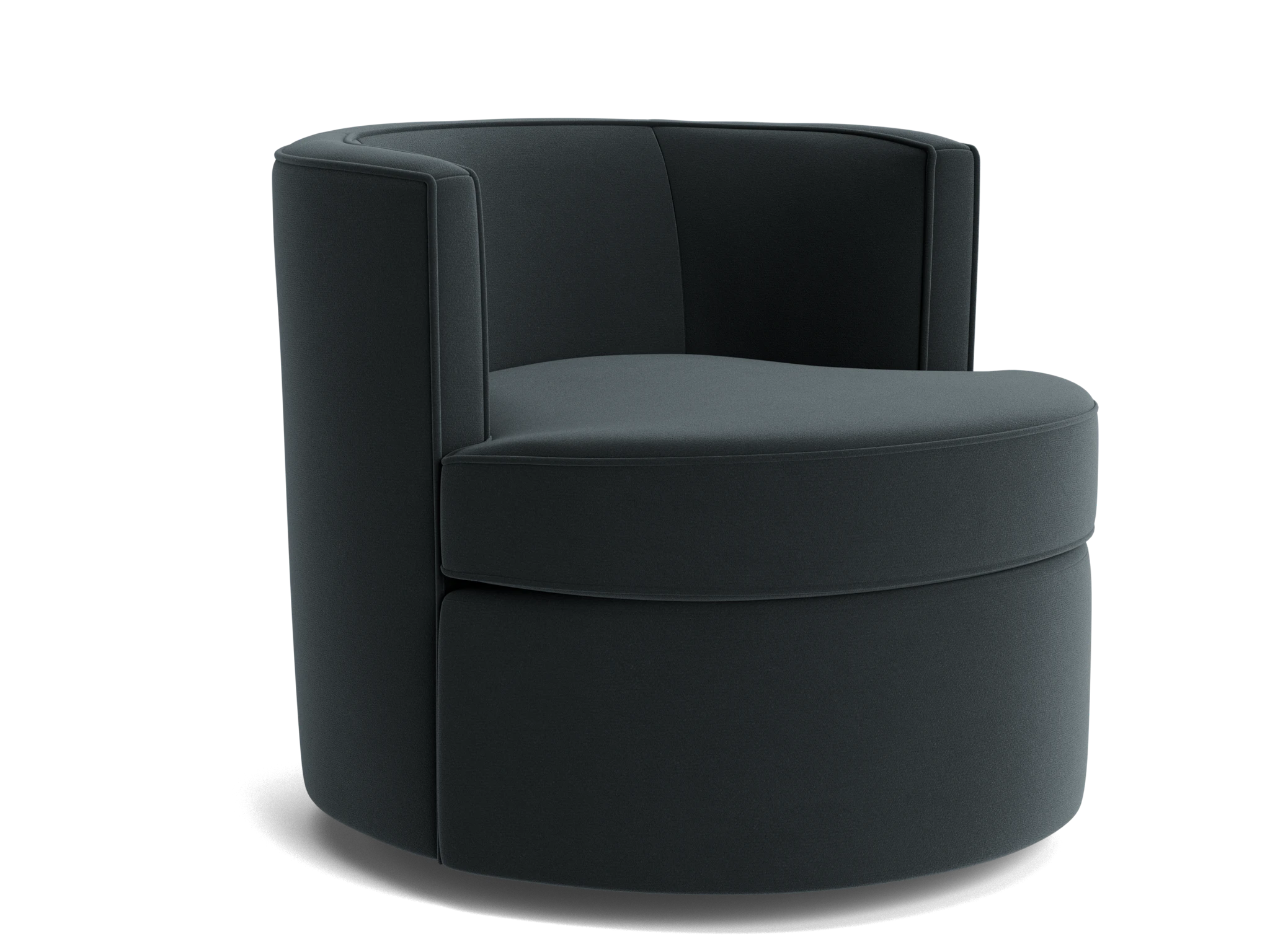 carly swivel chair royale gunmetal