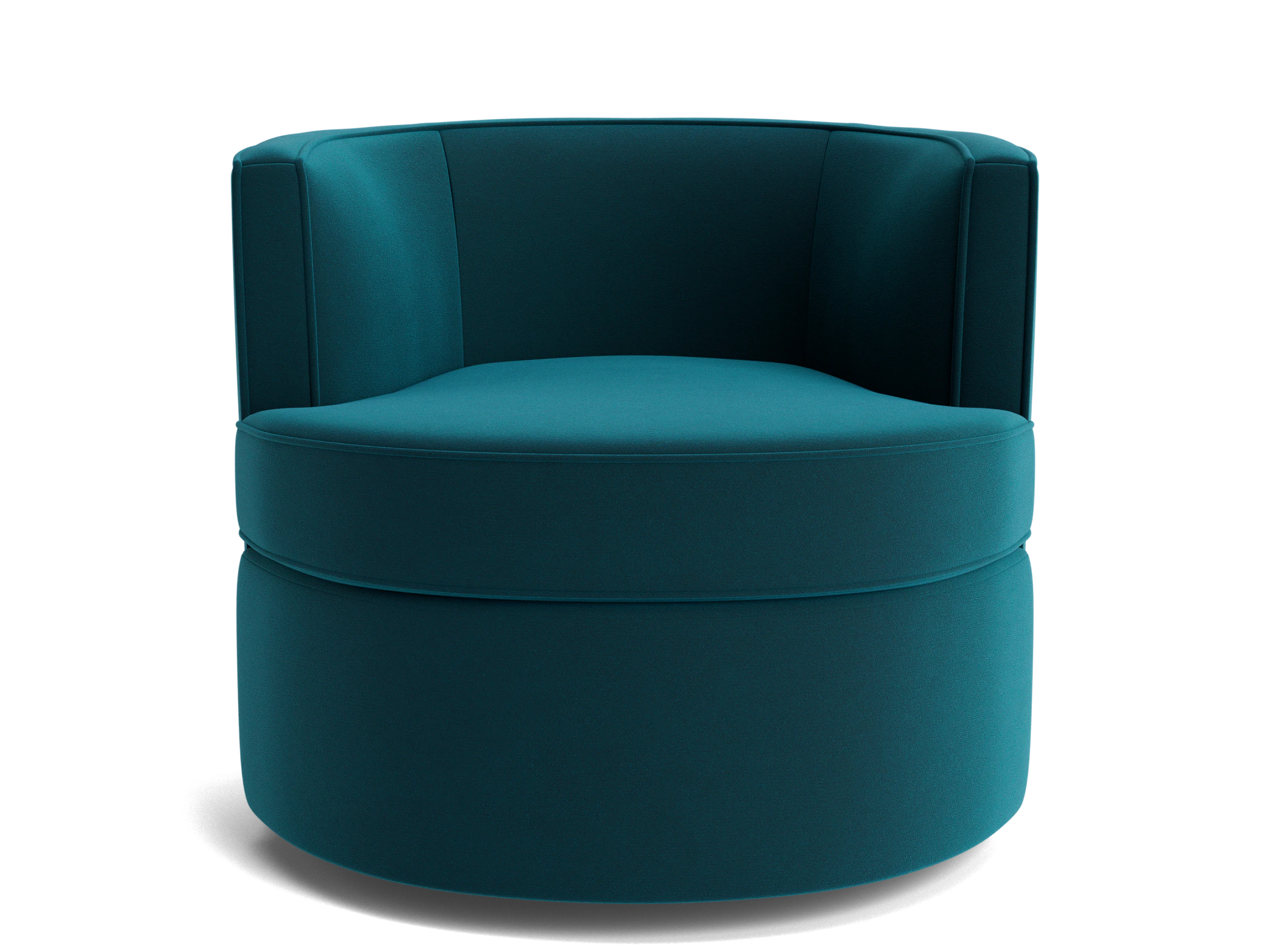 carly swivel chair royale peacock