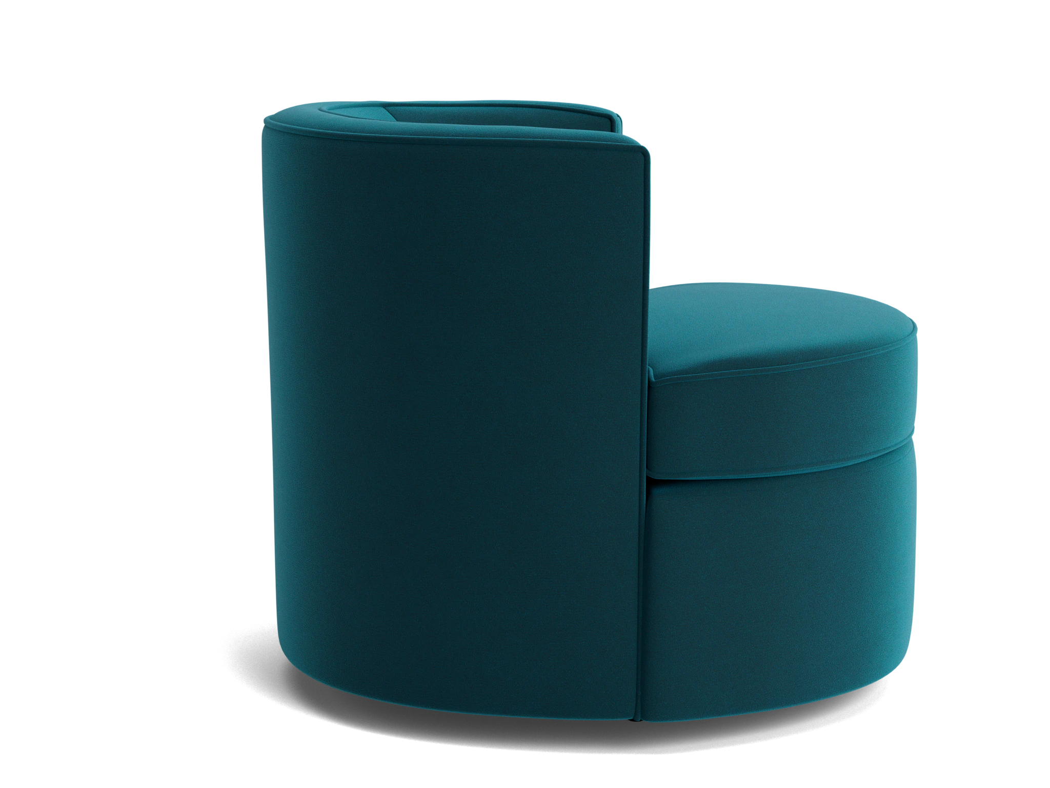 carly swivel chair royale peacock