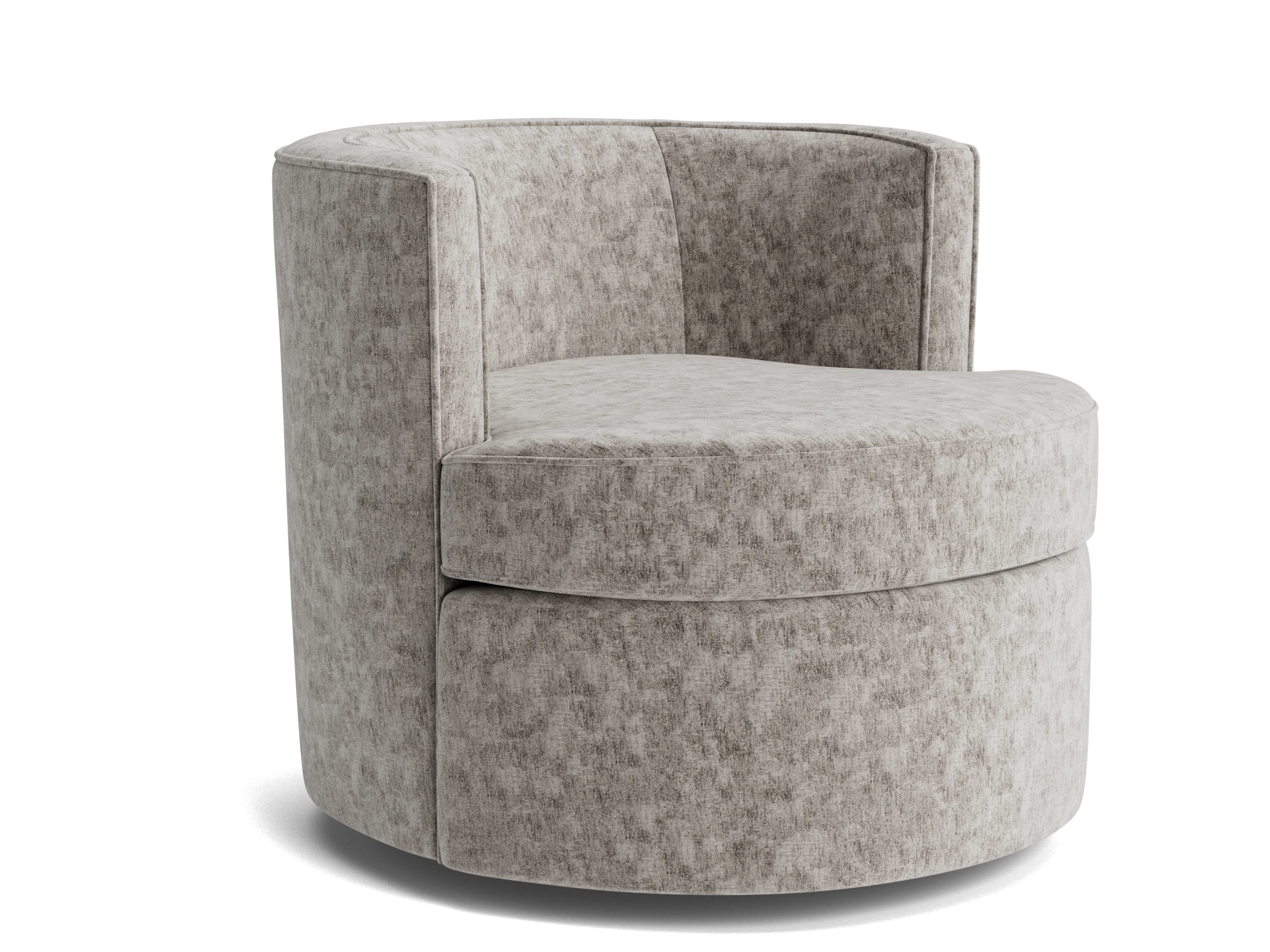 carly swivel chair prime stone