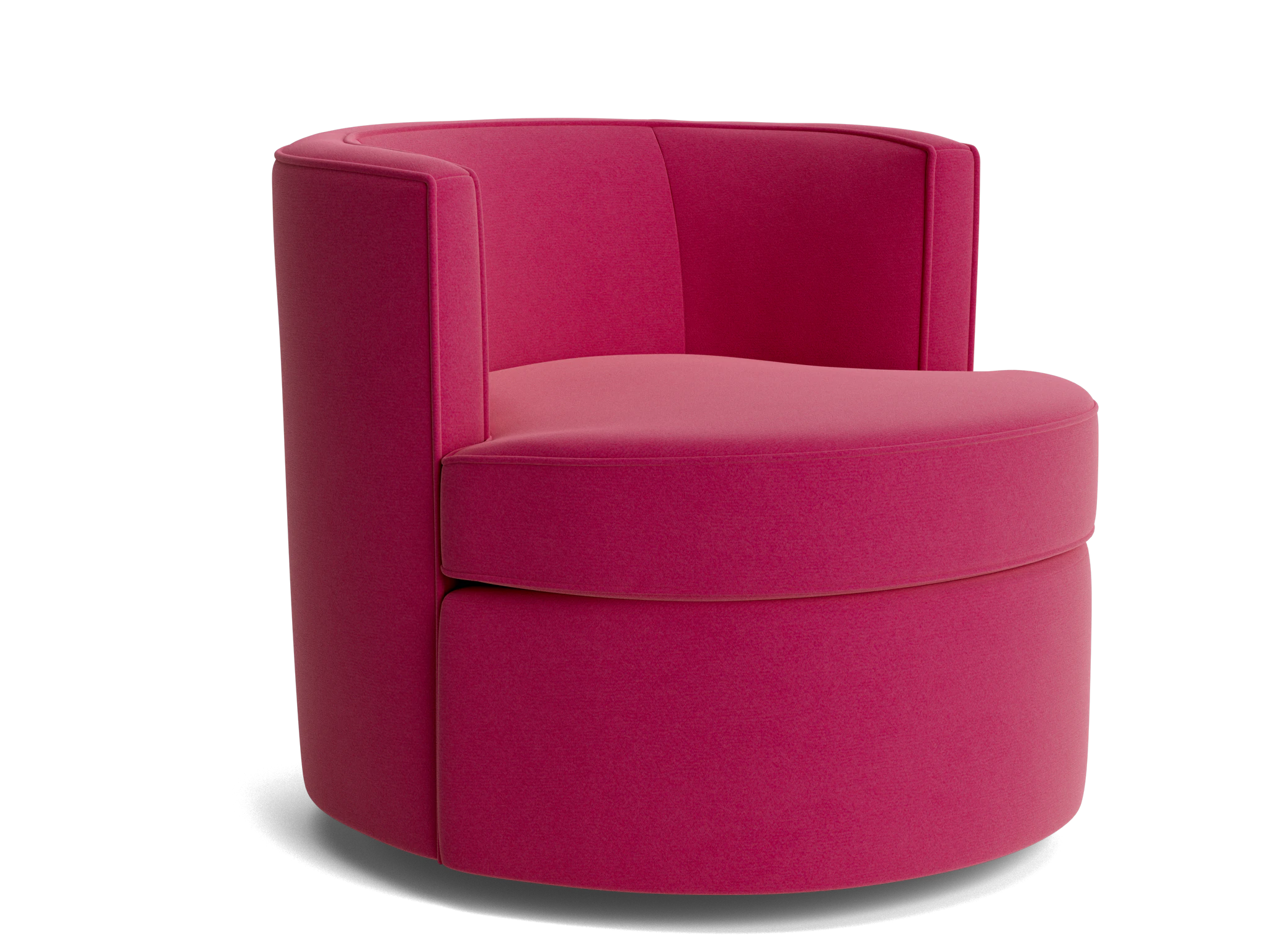 carly swivel chair royale berry