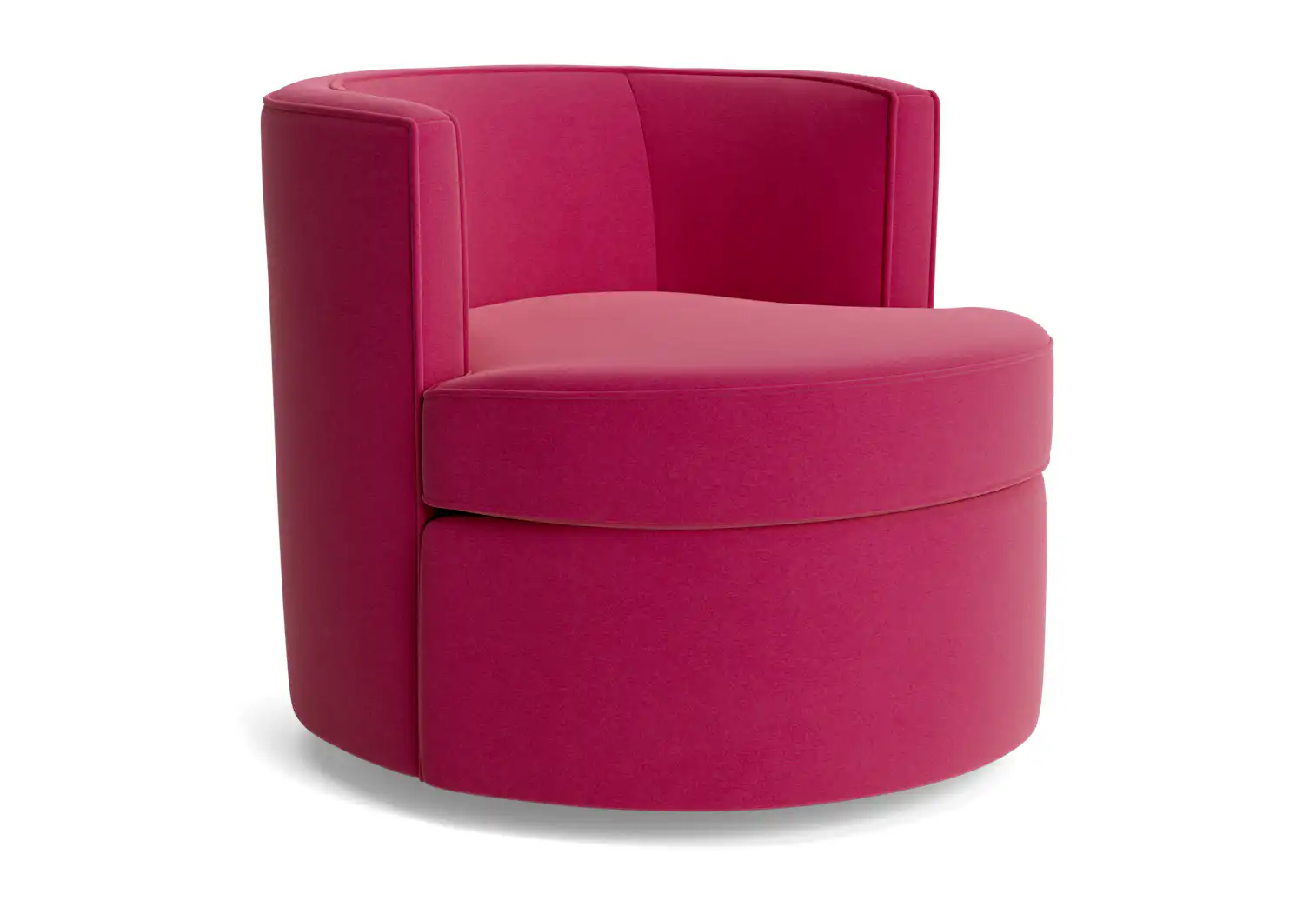 carly swivel chair royale berry