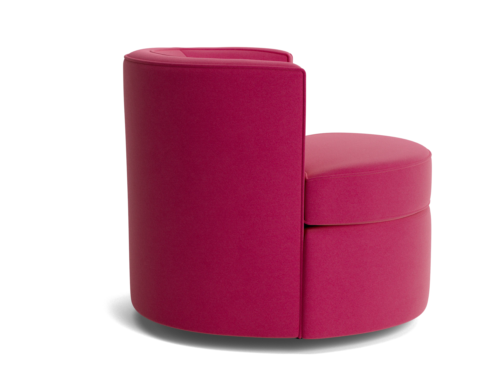 carly swivel chair royale berry
