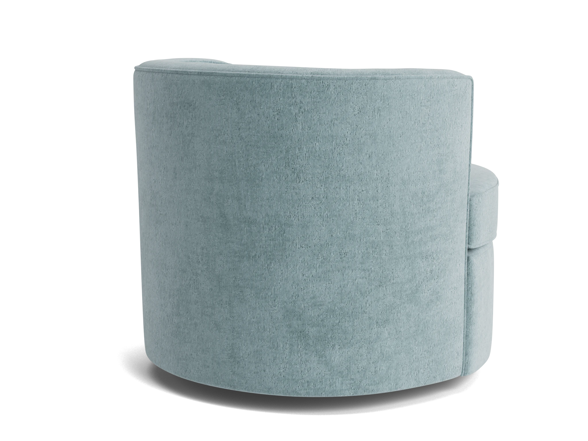 carly swivel chair plush mist