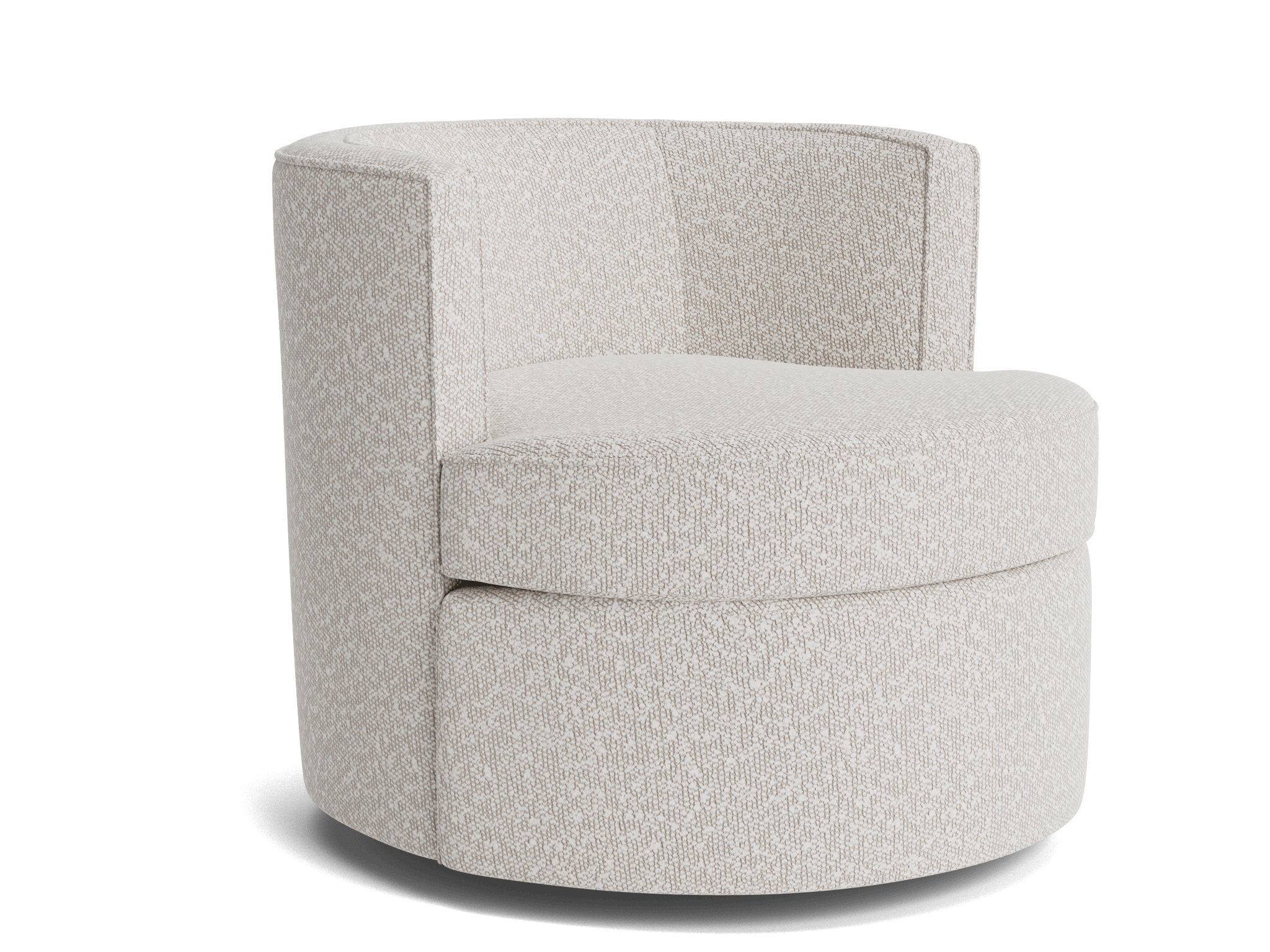 carly swivel chair bloke cotton