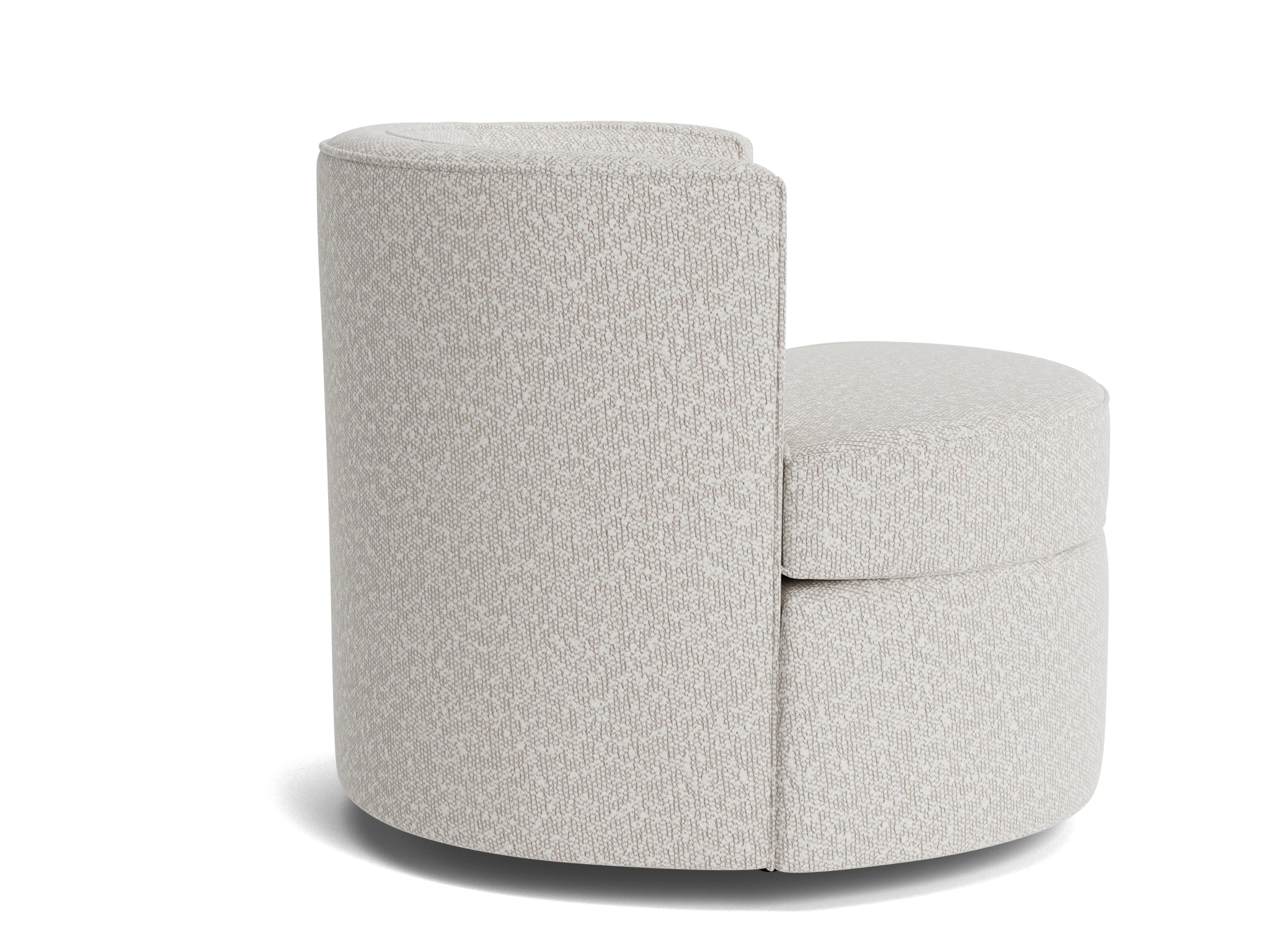 carly swivel chair bloke cotton