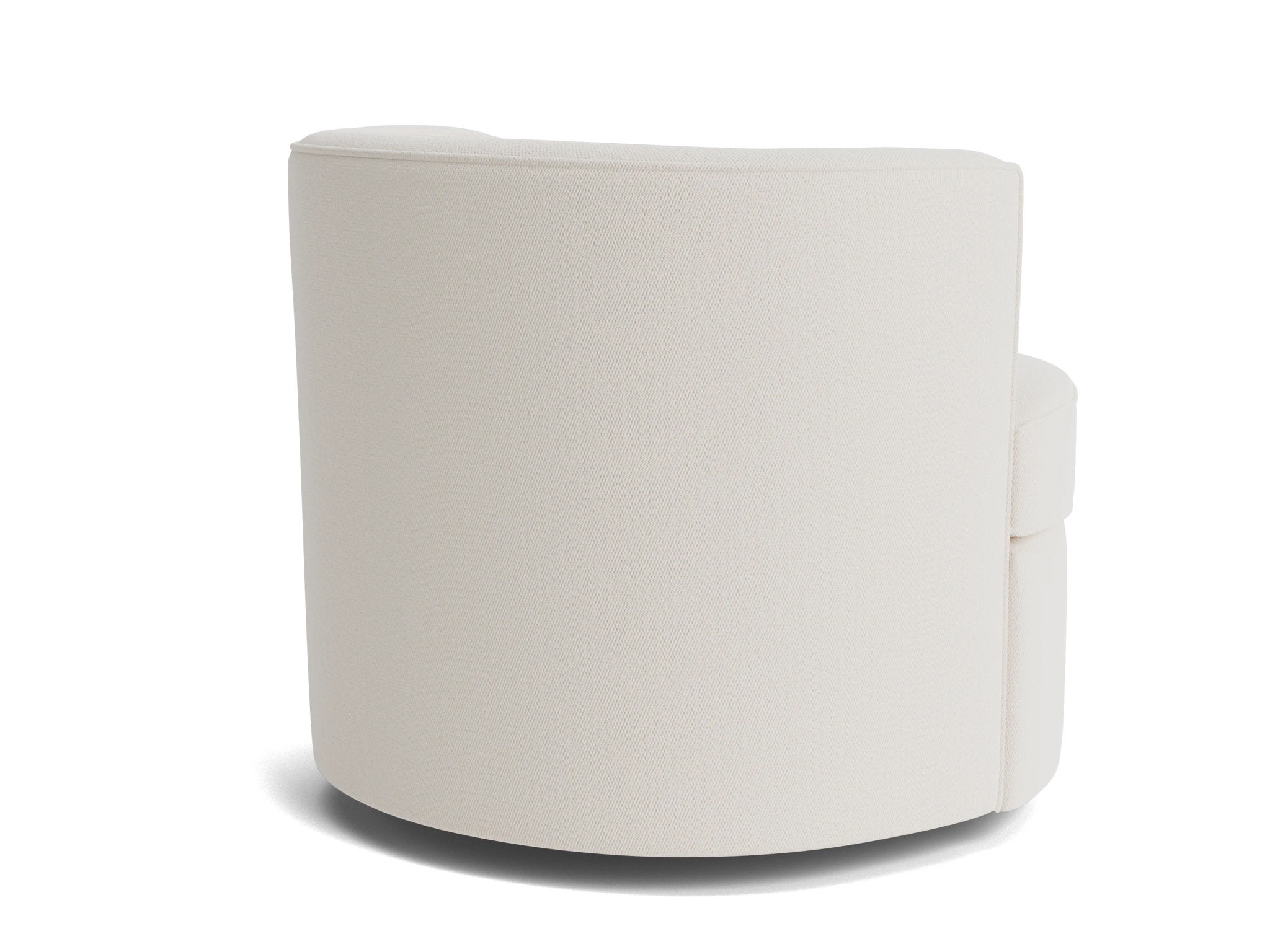carly swivel chair caspiar ivory