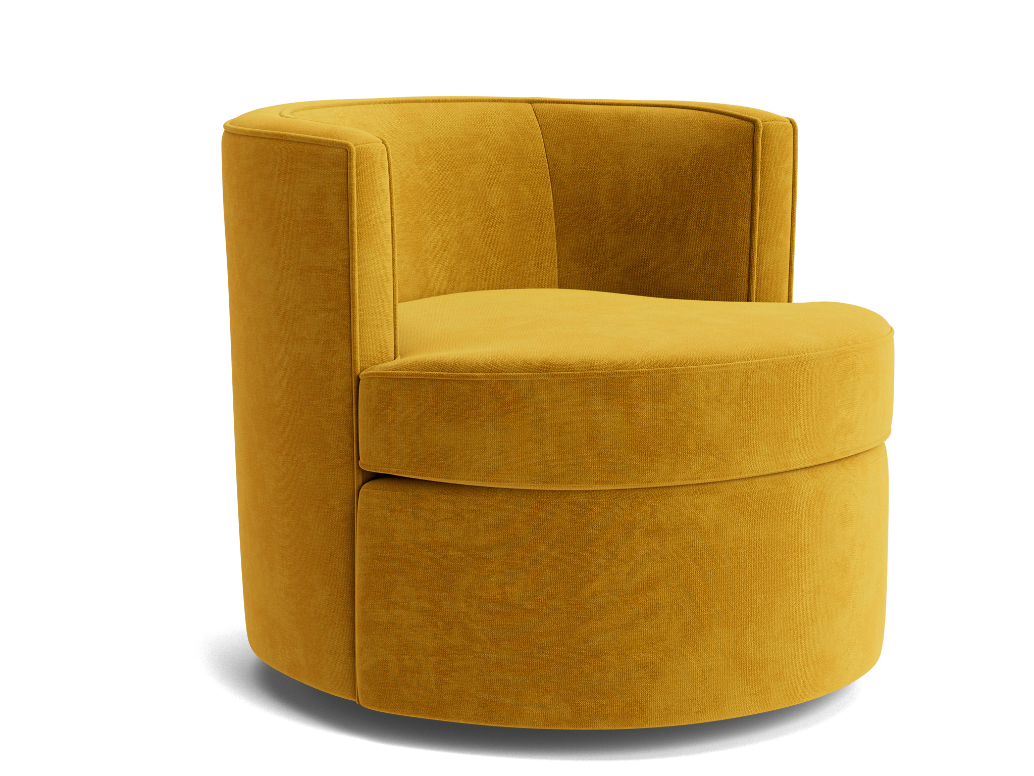 carly swivel chair harper amber gold