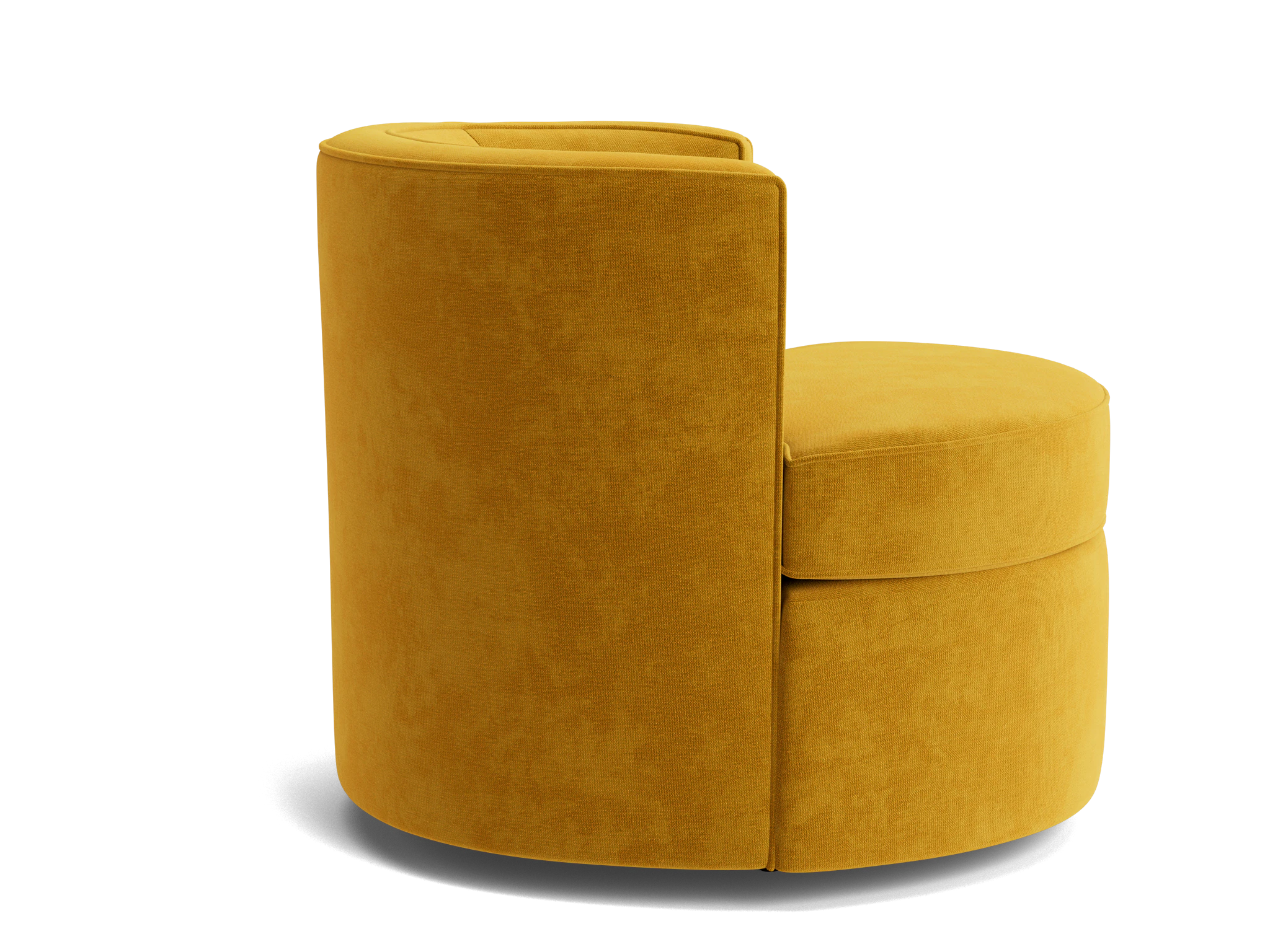 carly swivel chair harper amber gold