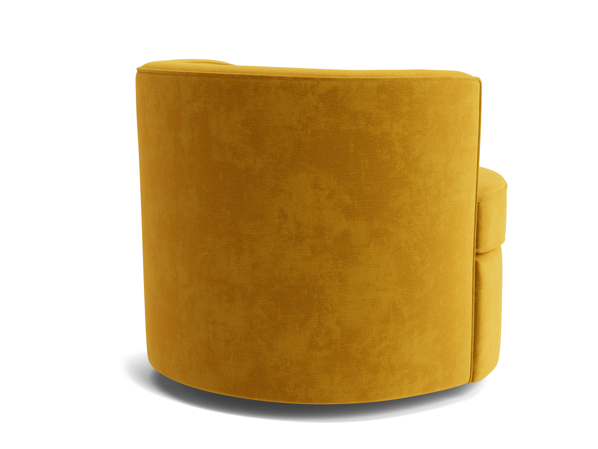 carly swivel chair harper amber gold