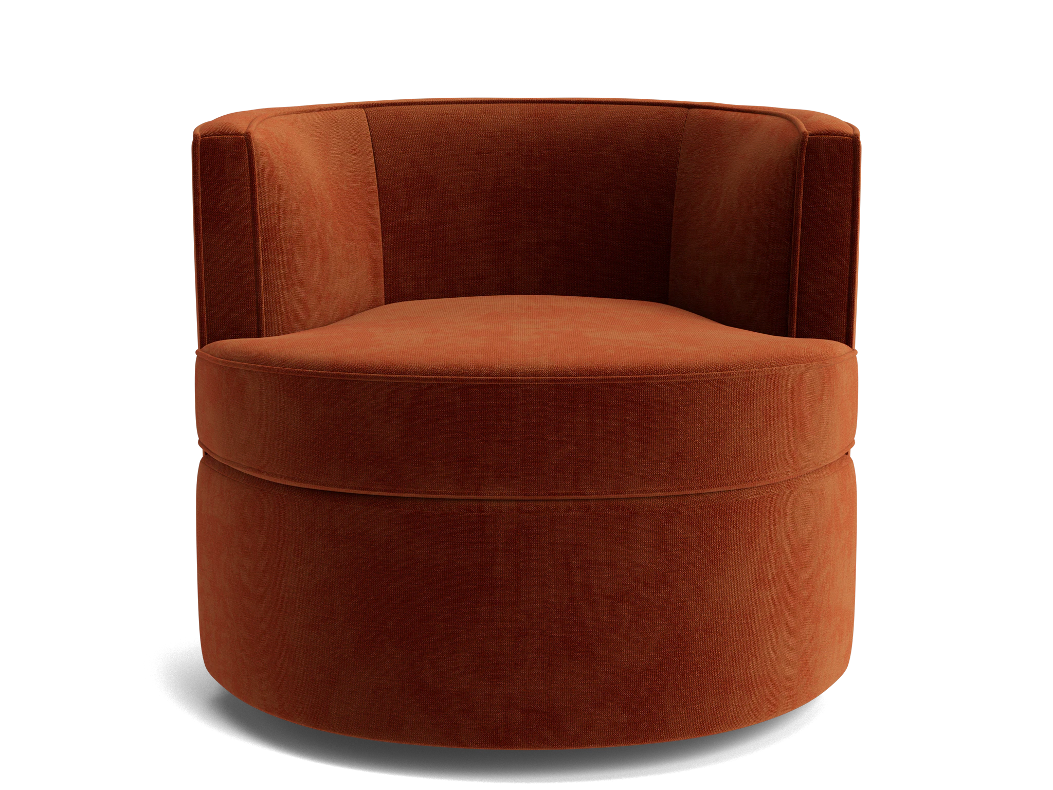 carly swivel chair harper cinnamon