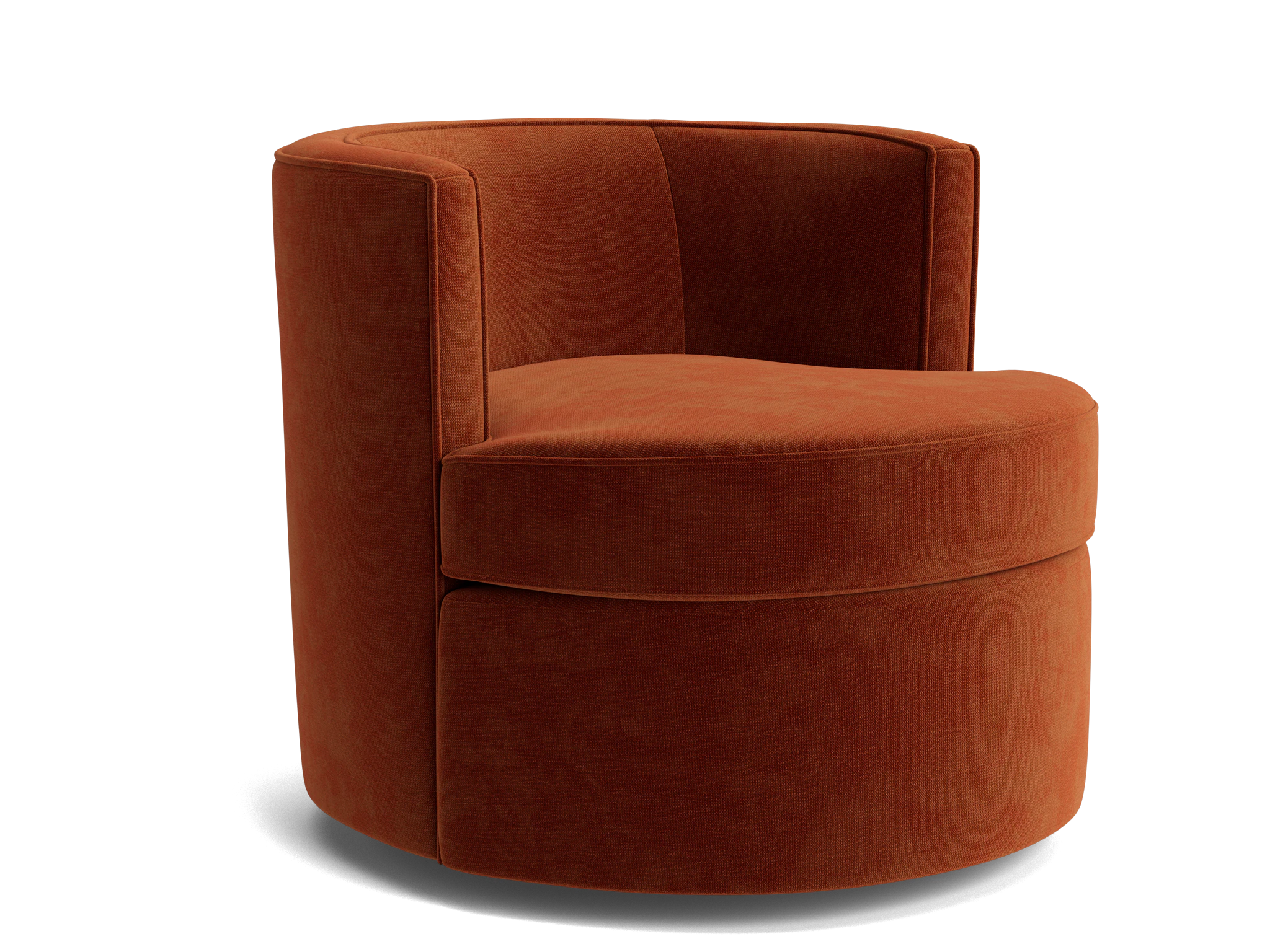 carly swivel chair harper cinnamon