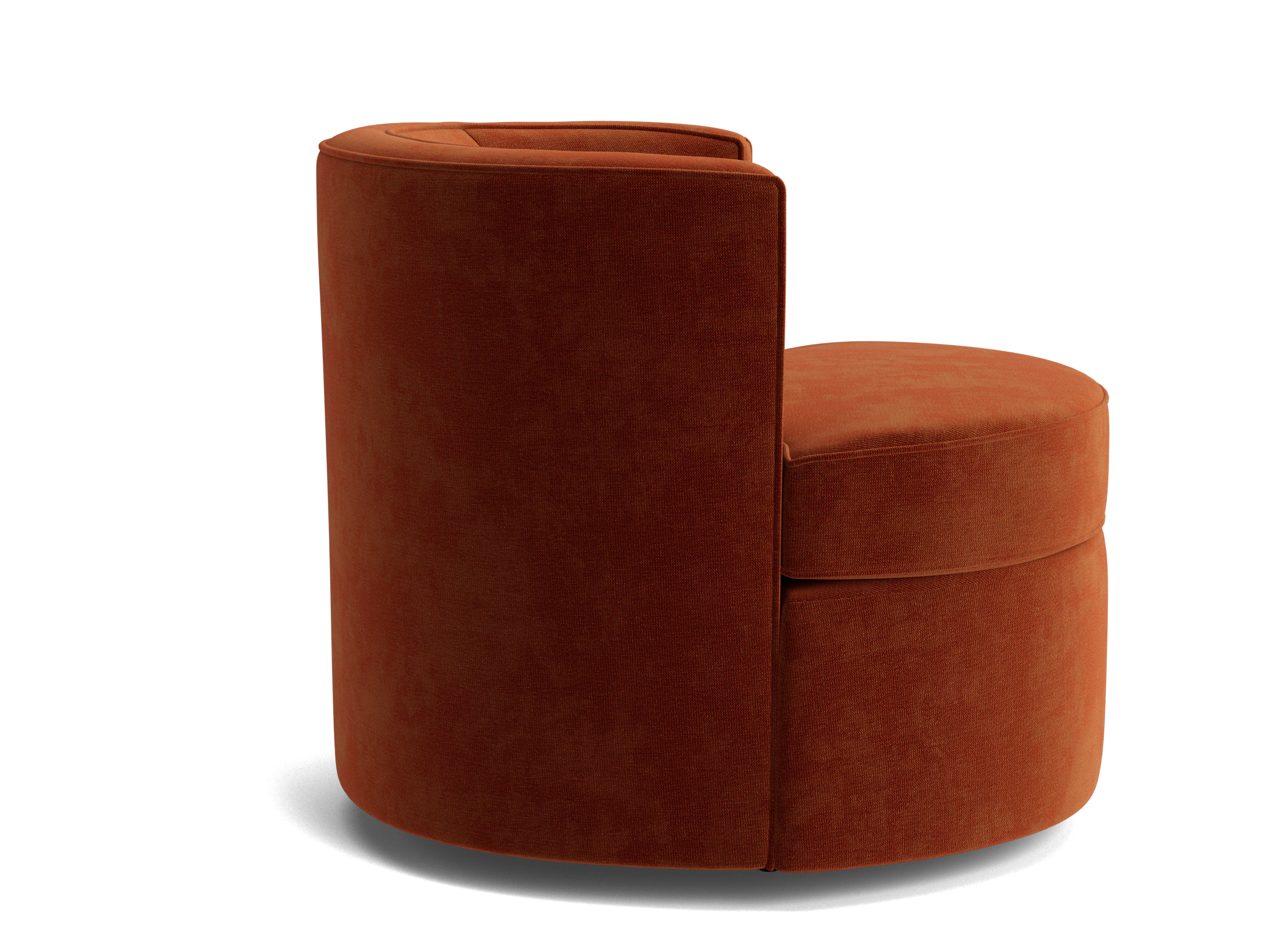 carly swivel chair harper cinnamon