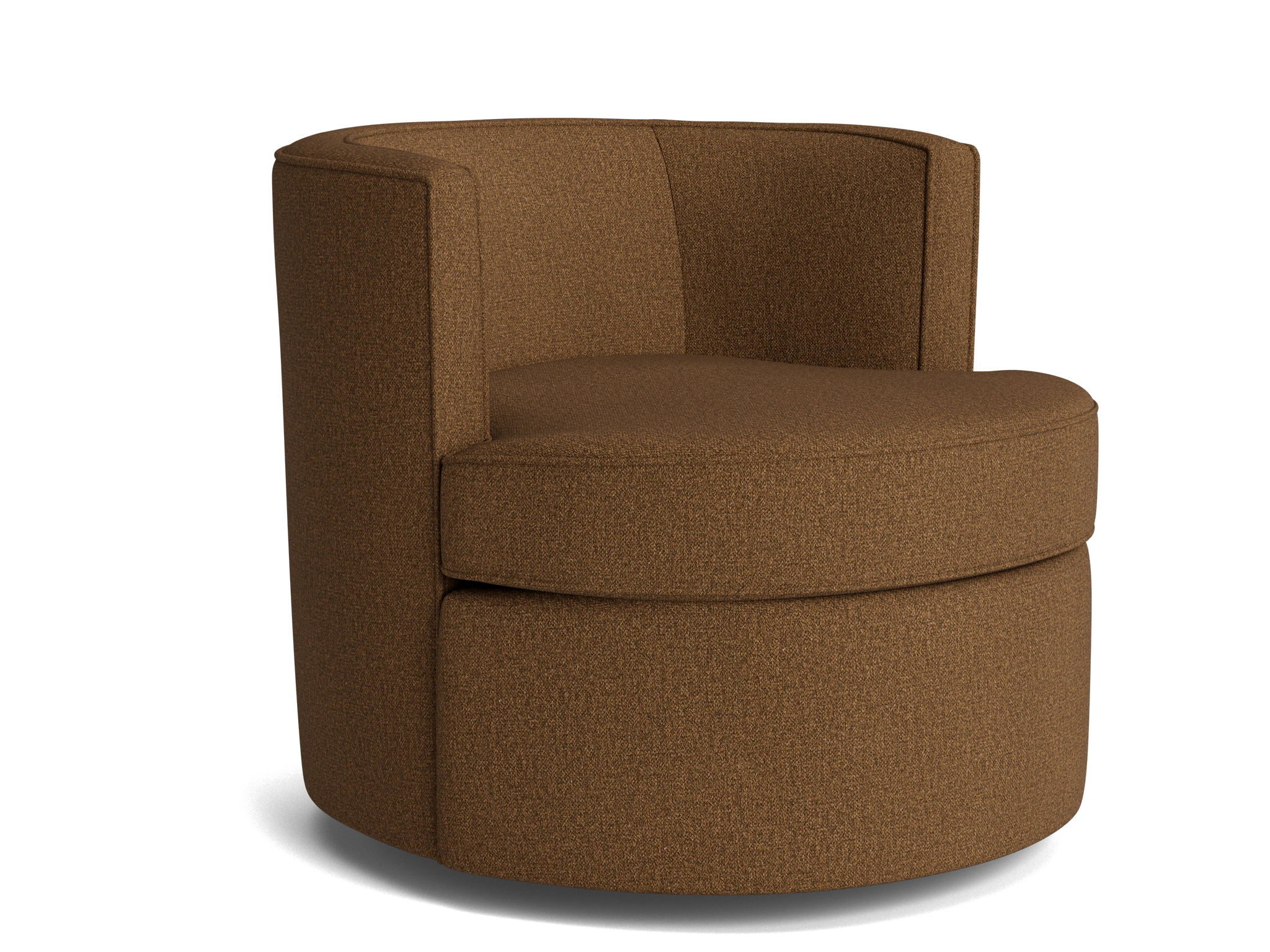 carly swivel chair faithful mocha