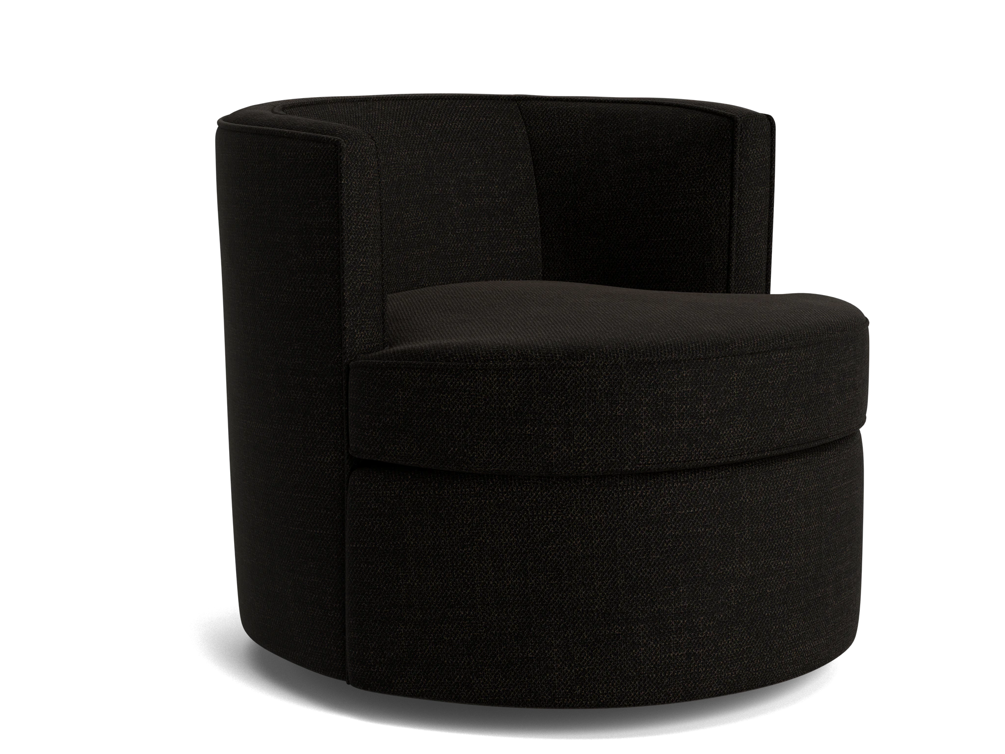 carly swivel chair milo onyx