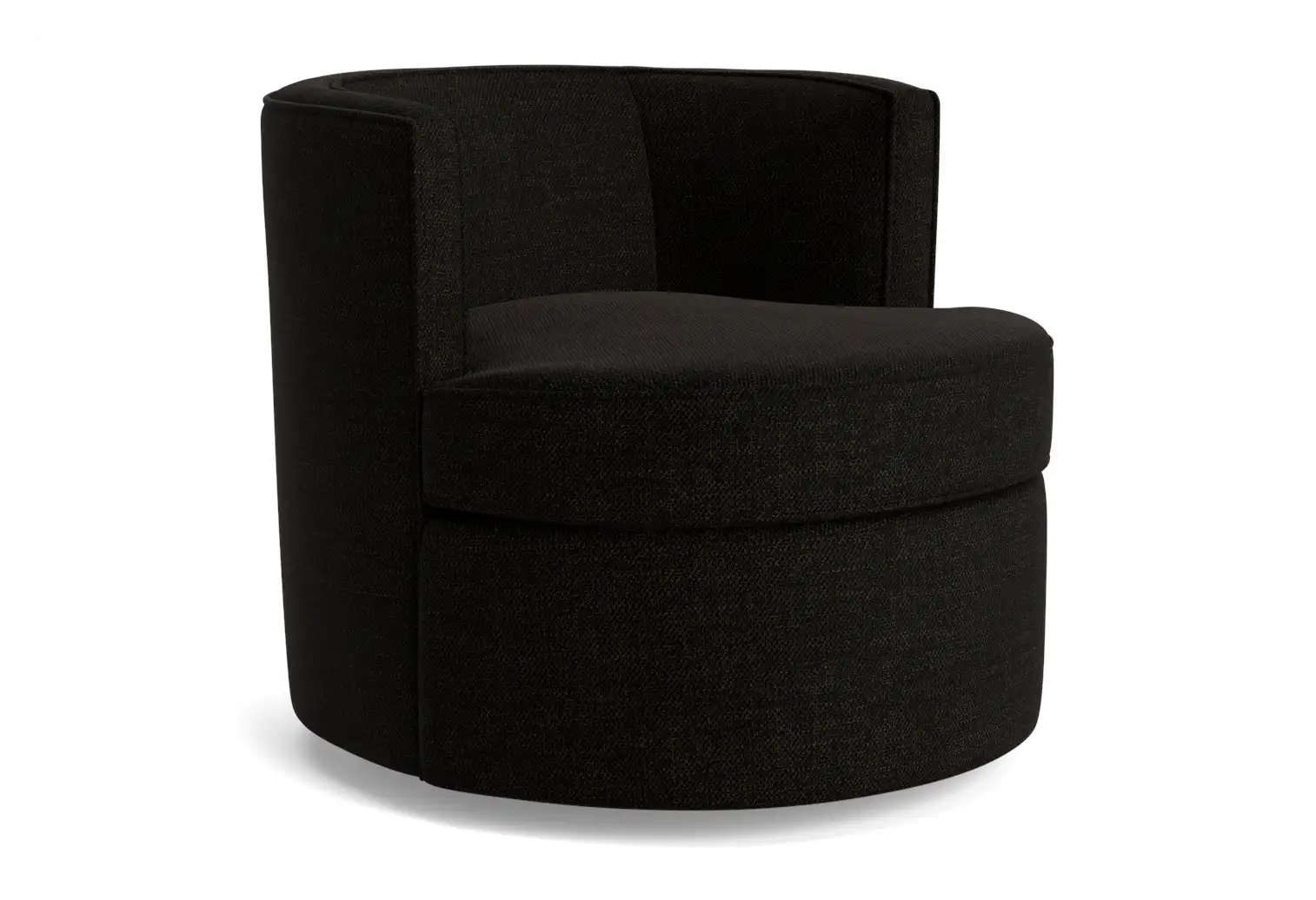 carly swivel chair milo onyx