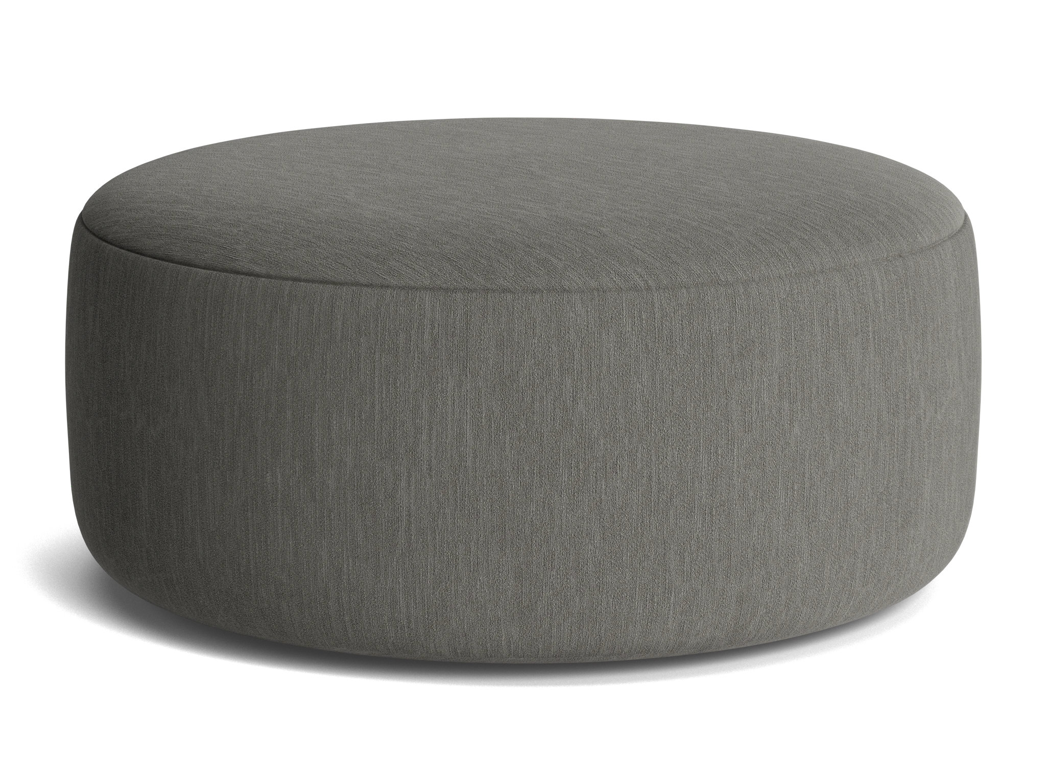 hanna ottoman bentley pewter