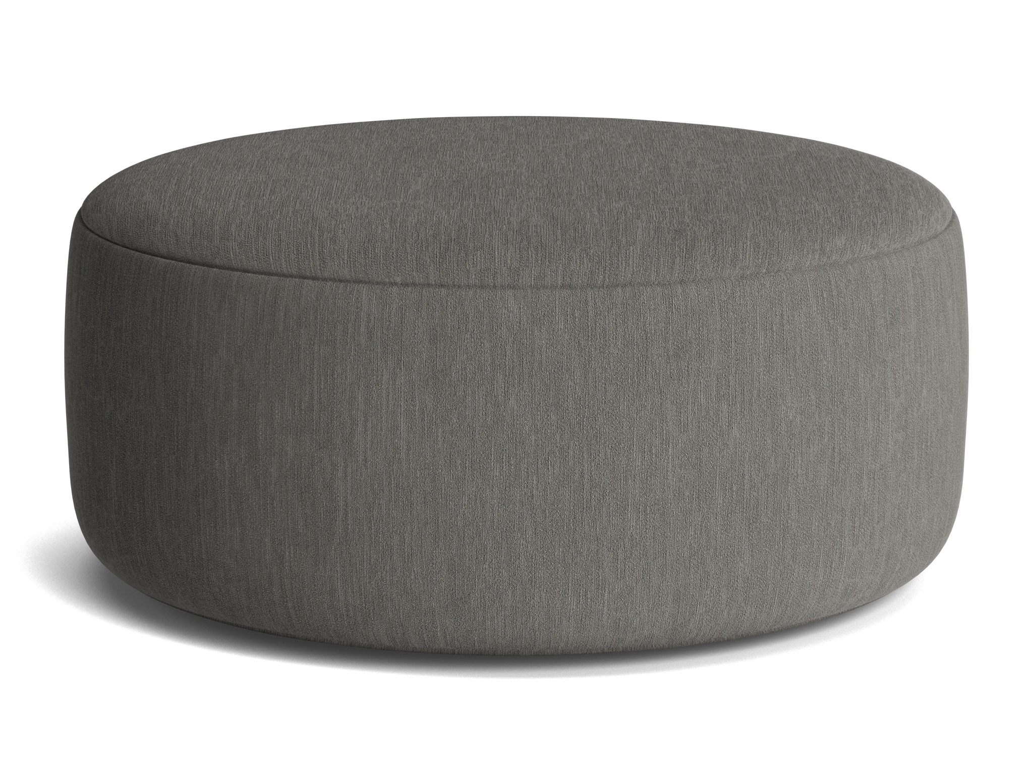 hanna ottoman bentley pewter