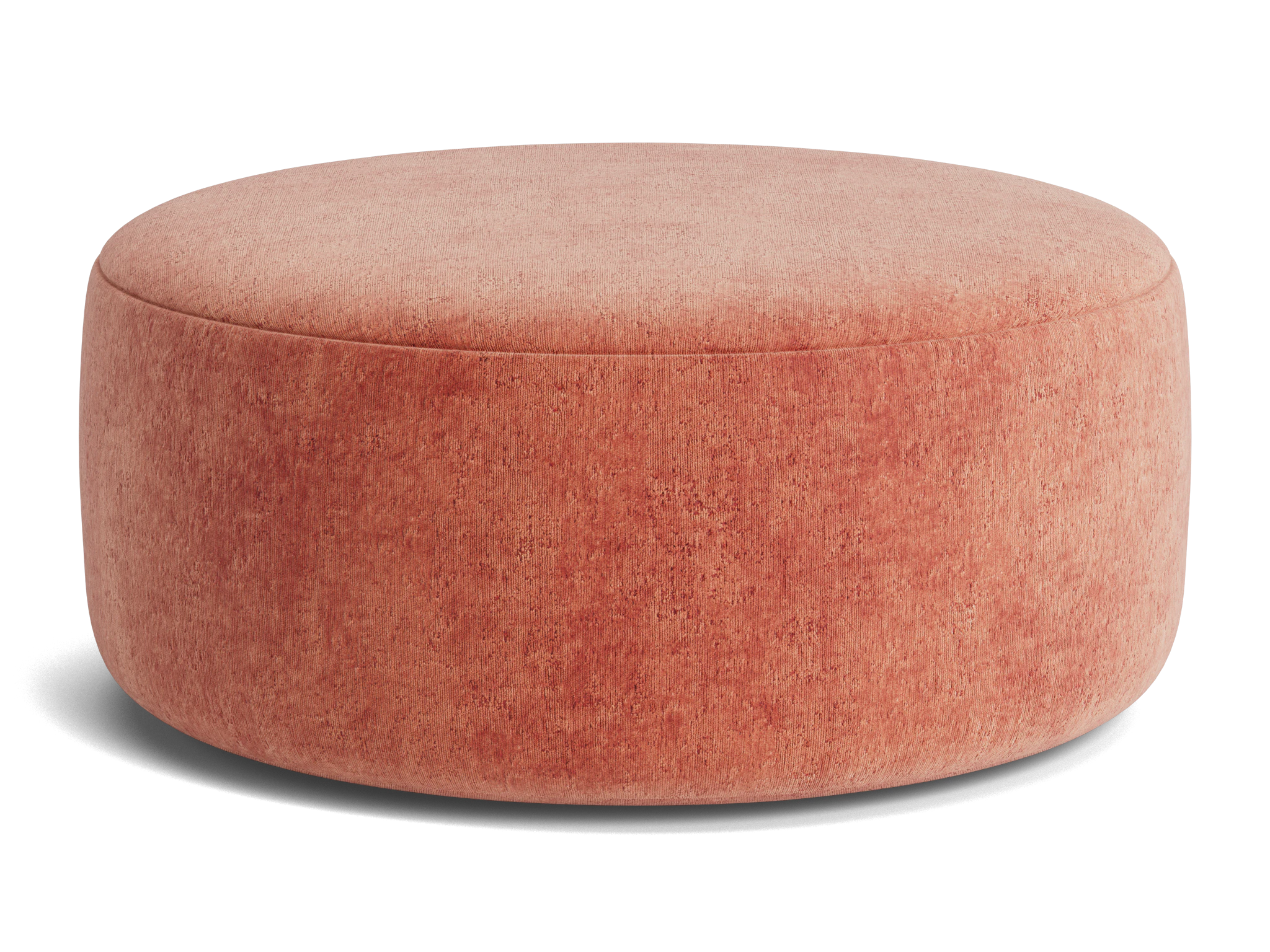 hanna ottoman plush terra rose