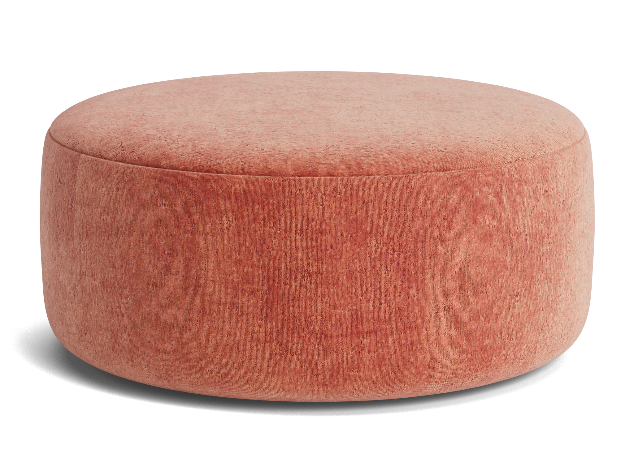 hanna ottoman plush terra rose
