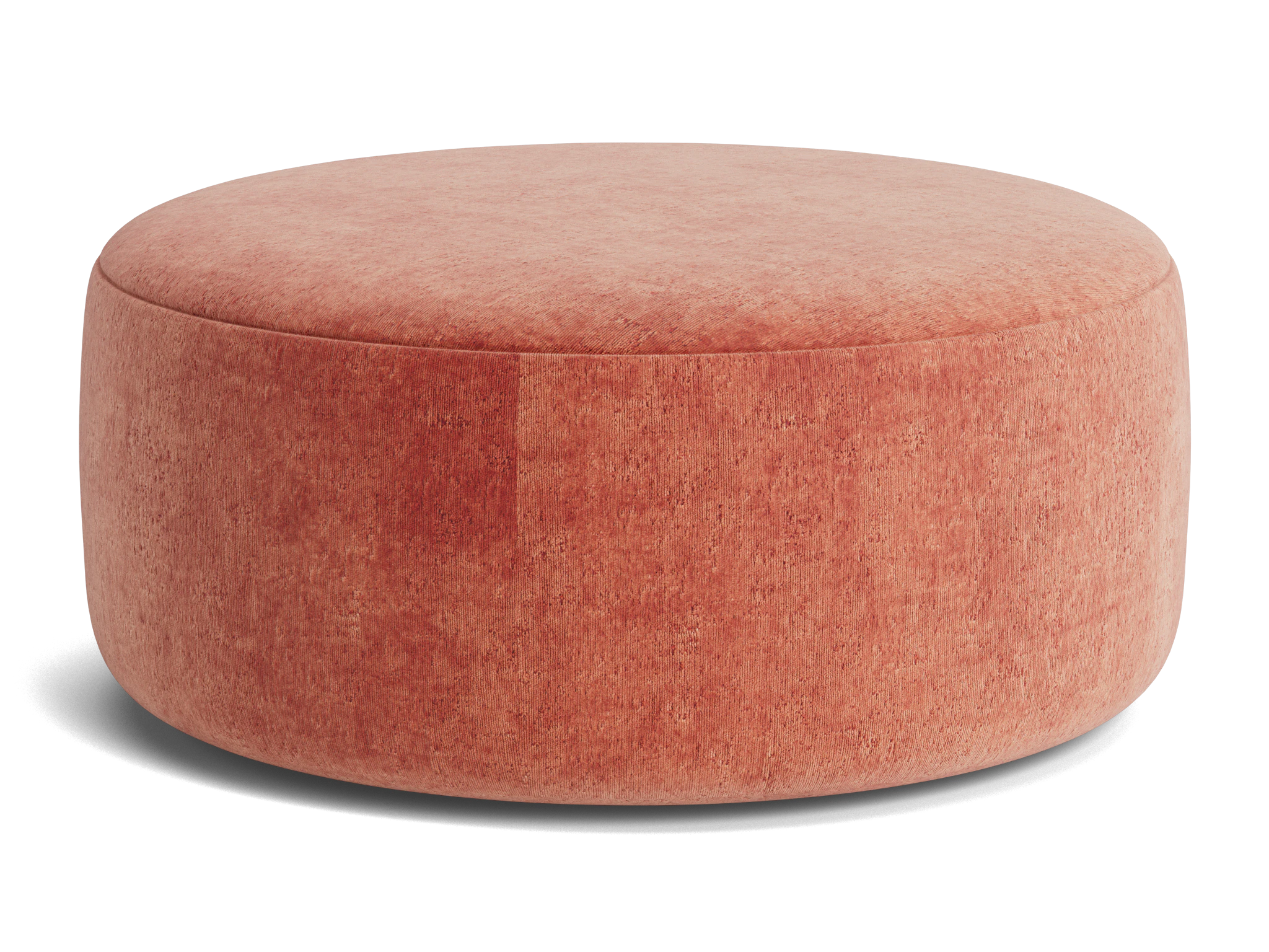 hanna ottoman plush terra rose