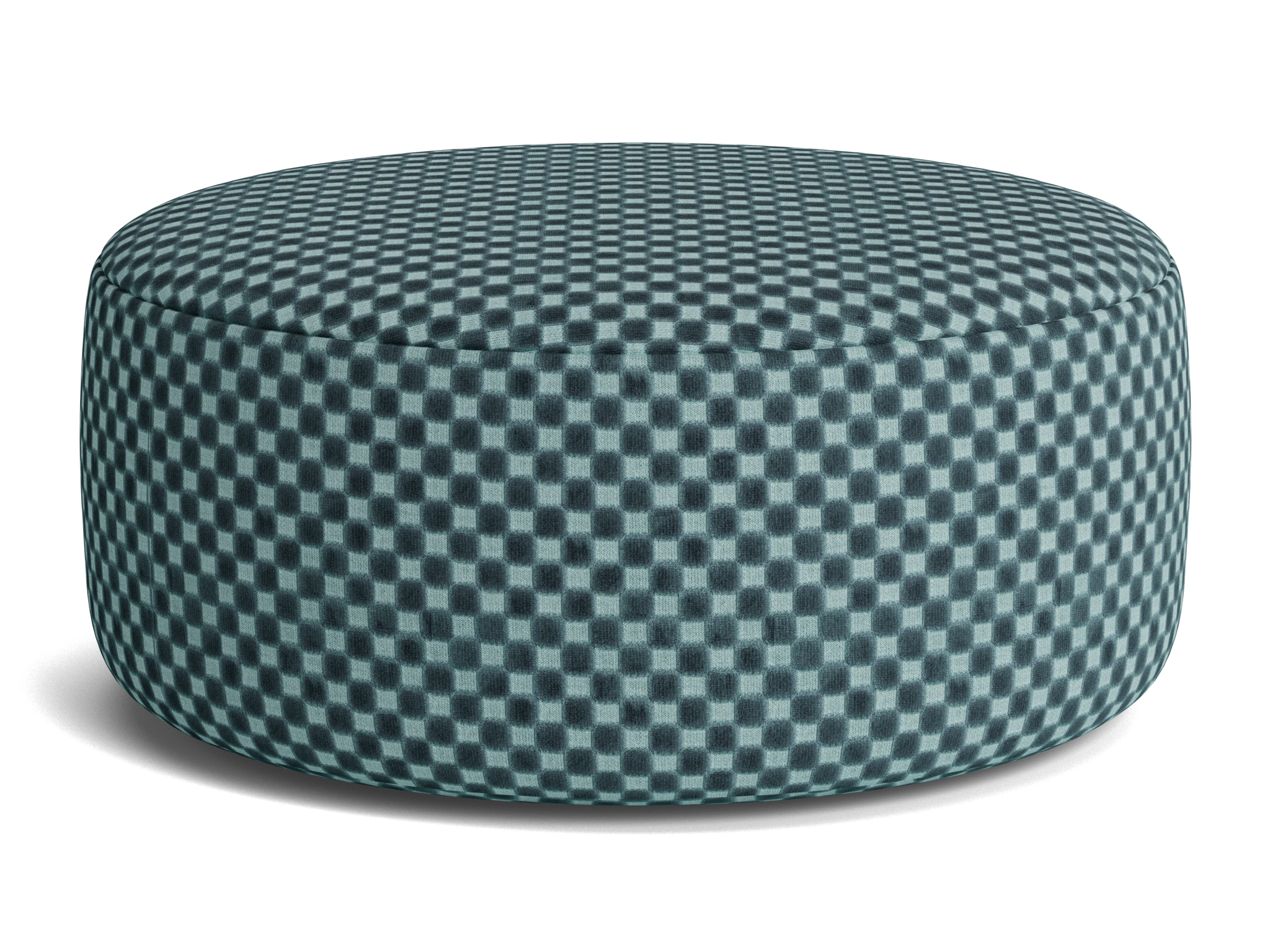 hanna ottoman checker pantone tapestry