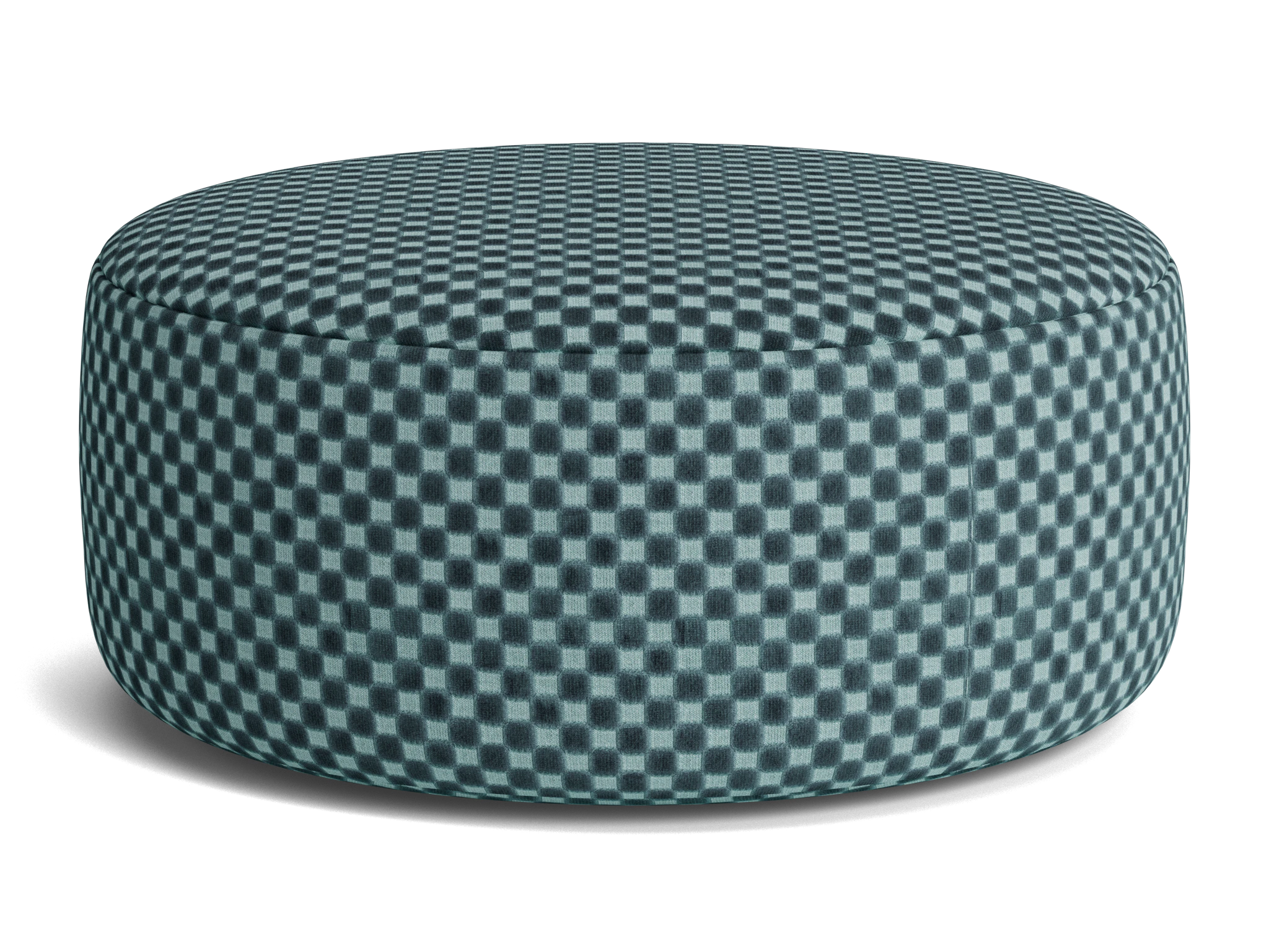 hanna ottoman checker pantone tapestry