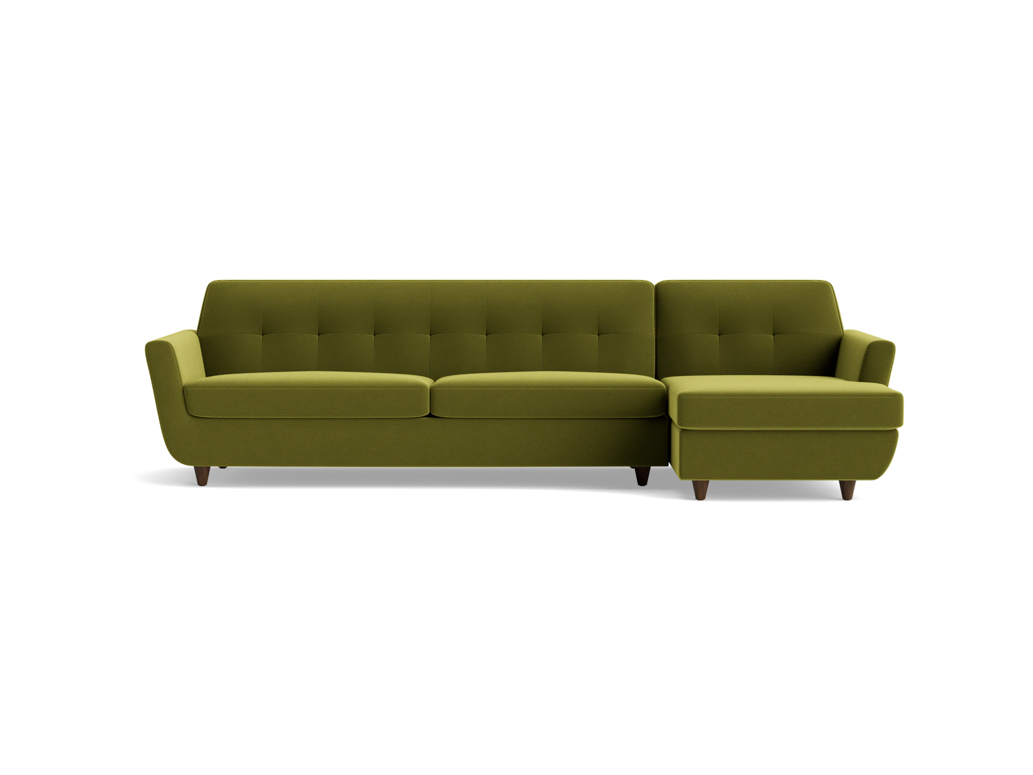hughes sleeper sectional royale apple