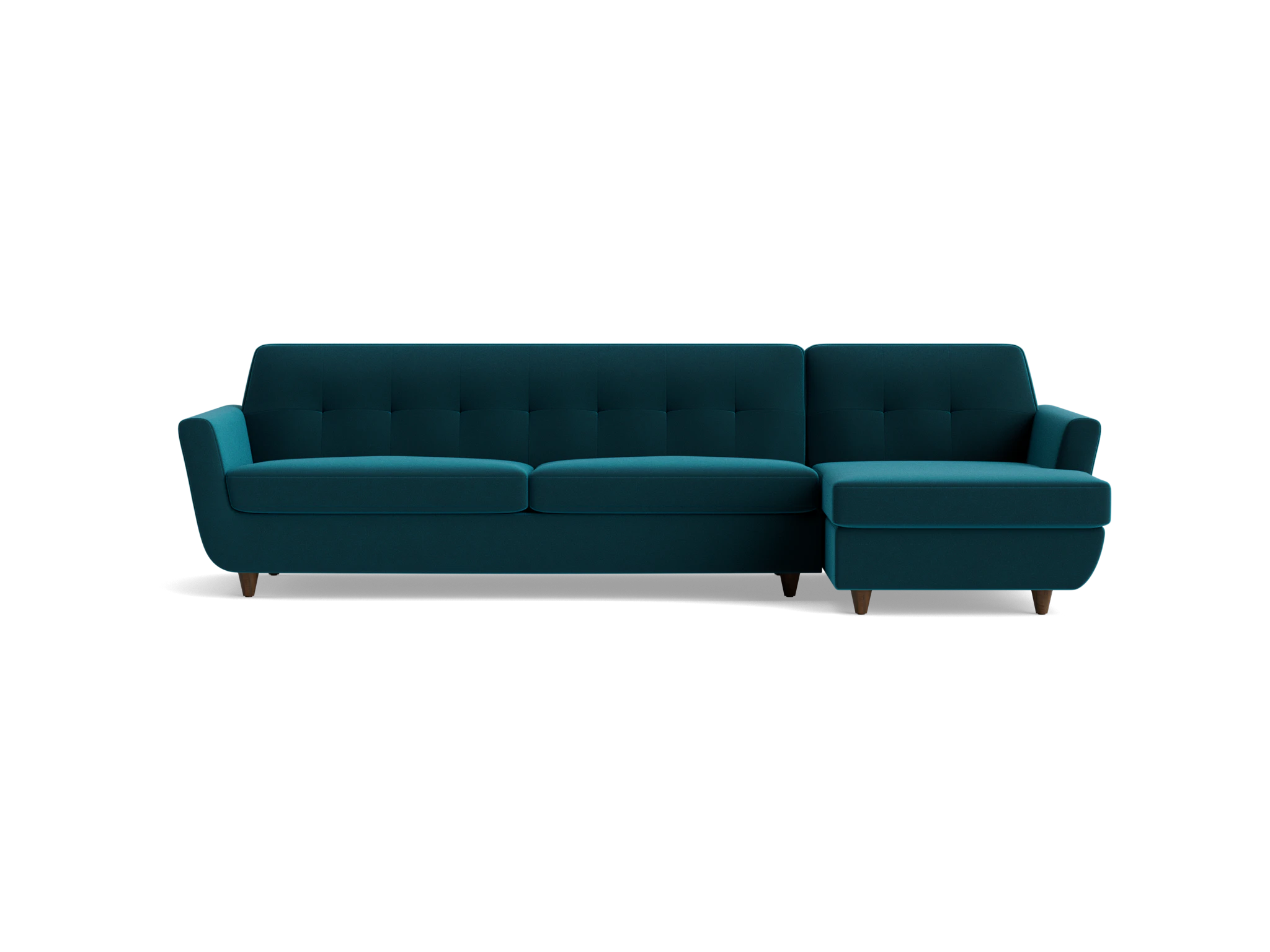 hughes sleeper sectional royale peacock