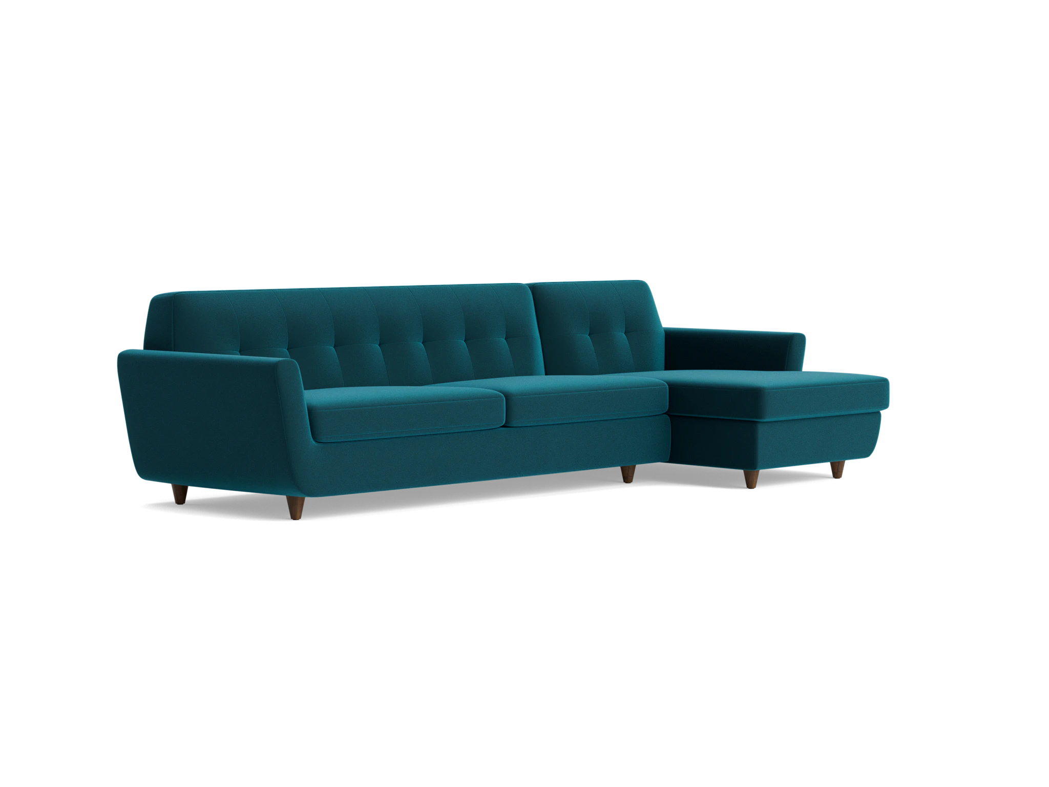 hughes sleeper sectional royale peacock