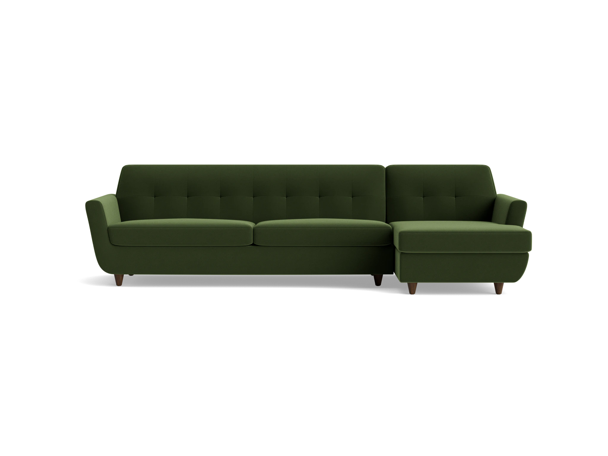hughes sleeper sectional royale forest