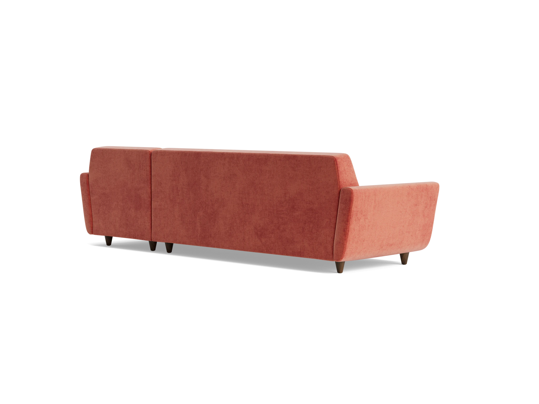 hughes sleeper sectional plush terra rose