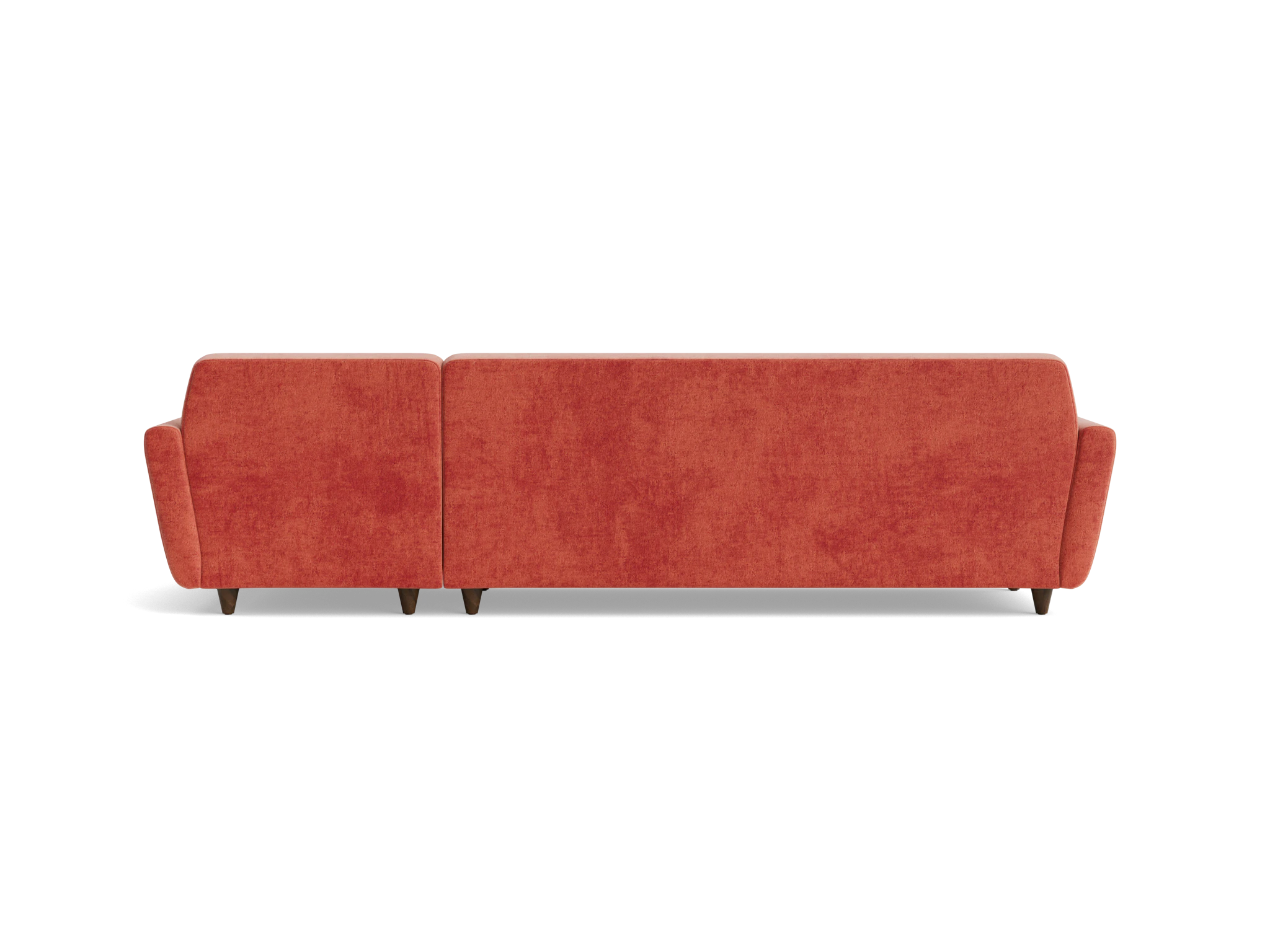 hughes sleeper sectional plush terra rose